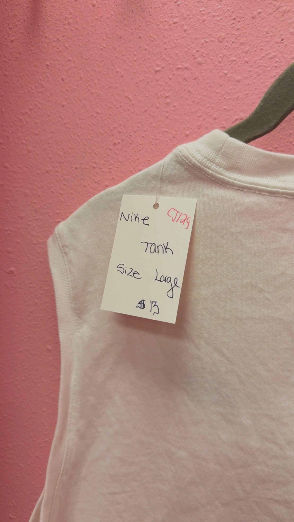 Nike Tank Size Large