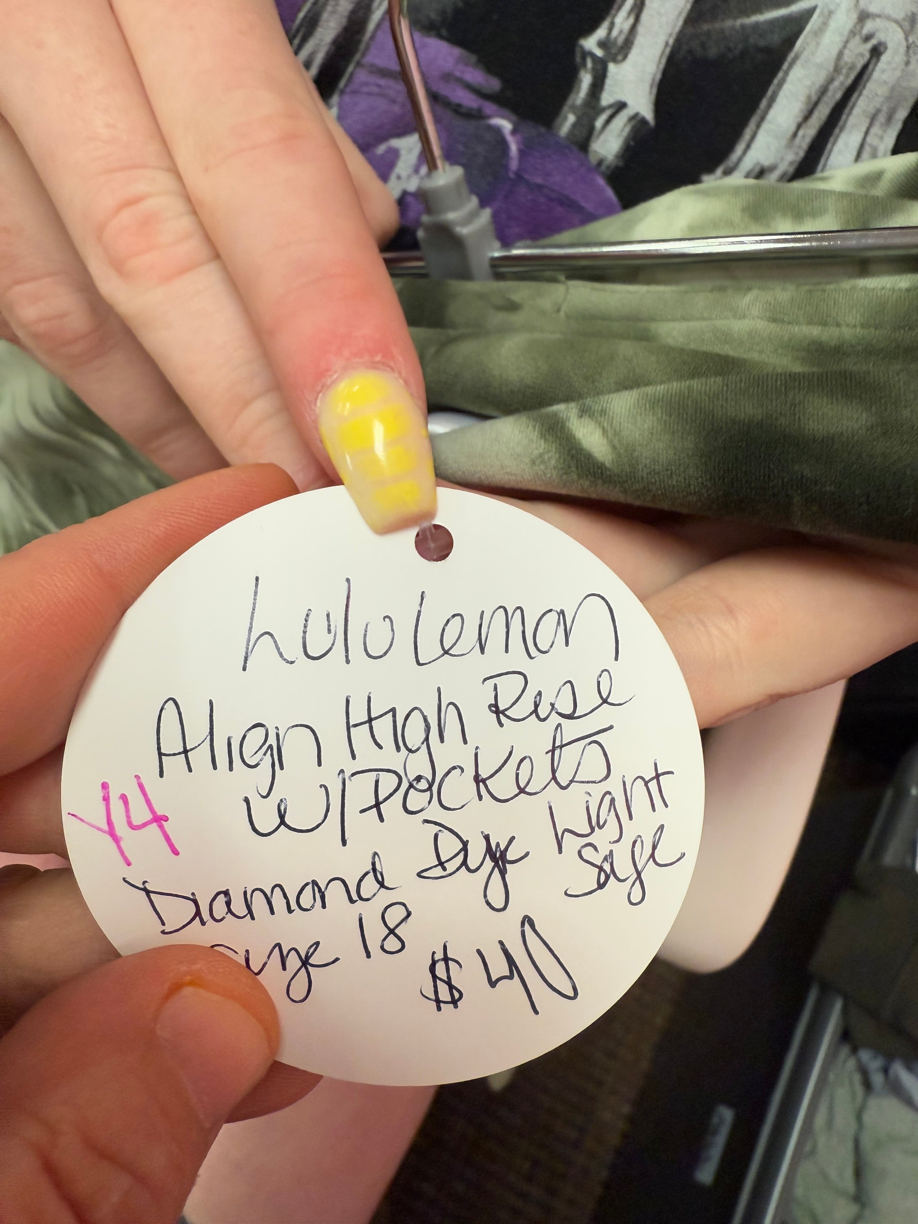 Lululemon Aligns W/Pockets Aize 18