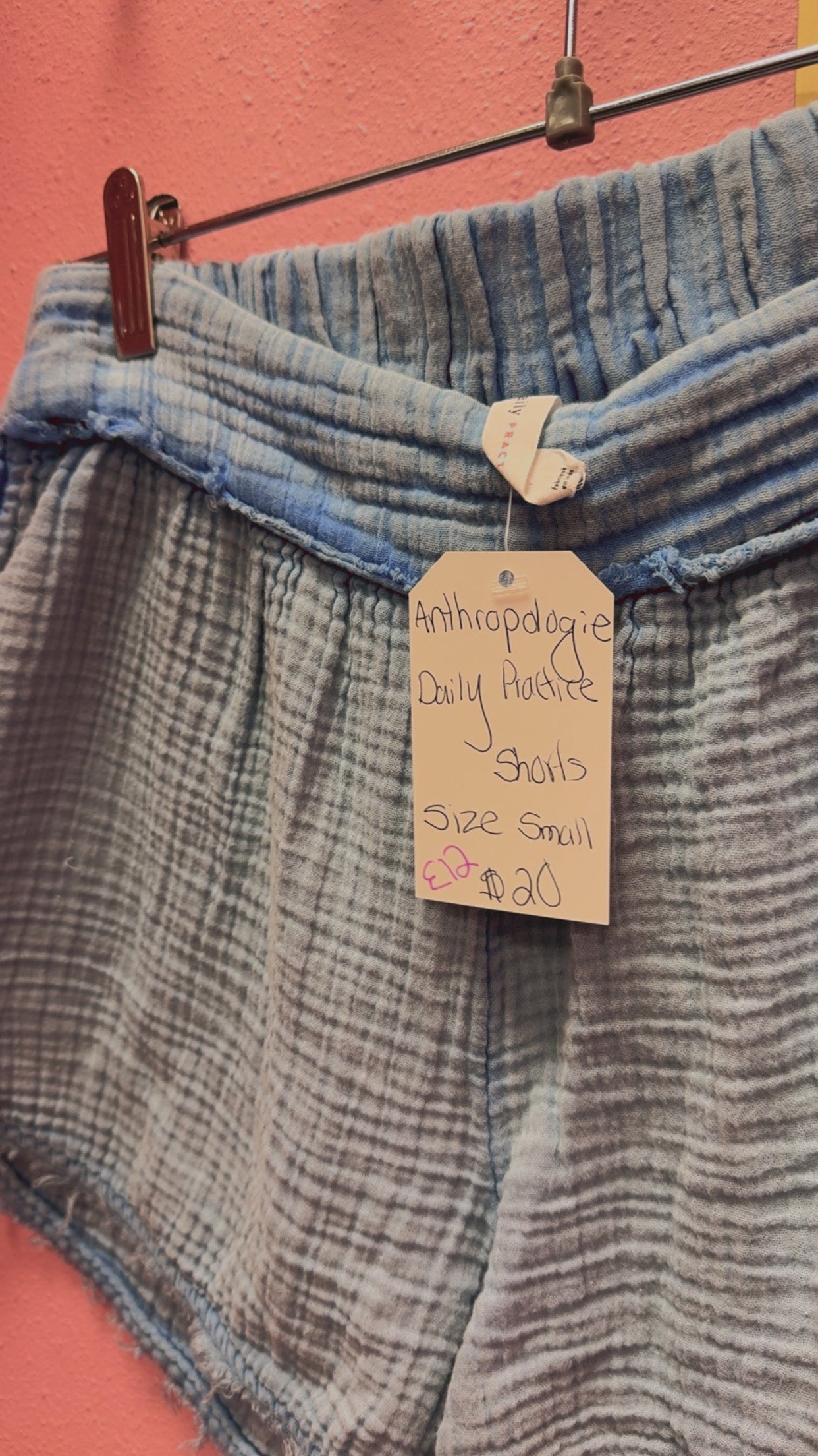 Anthro Daily Practice Shorts Size Small