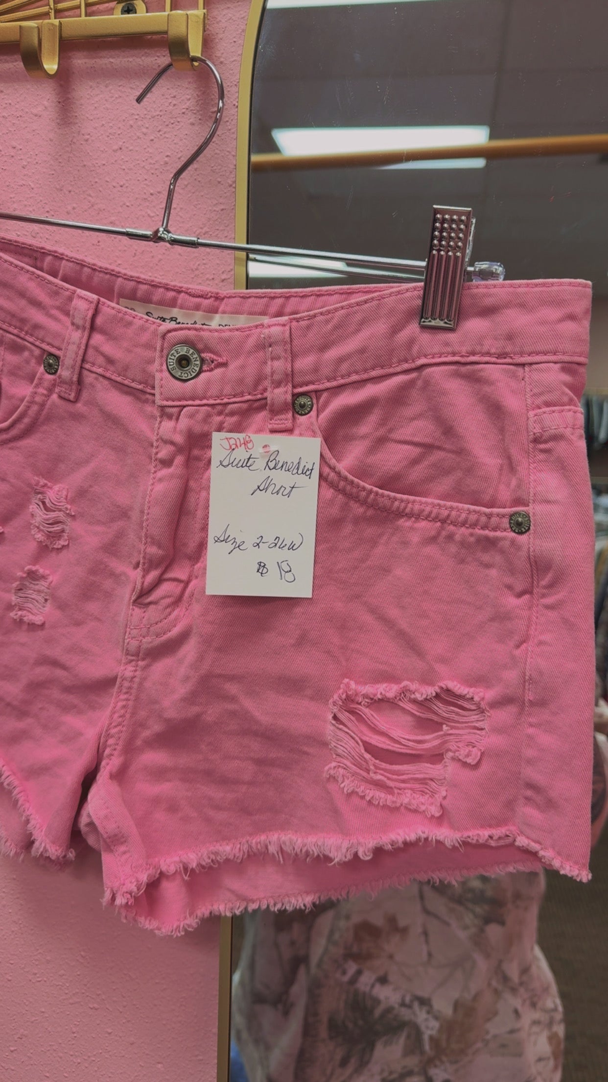 Suite Benedict Denim Lab Shorts Size 2