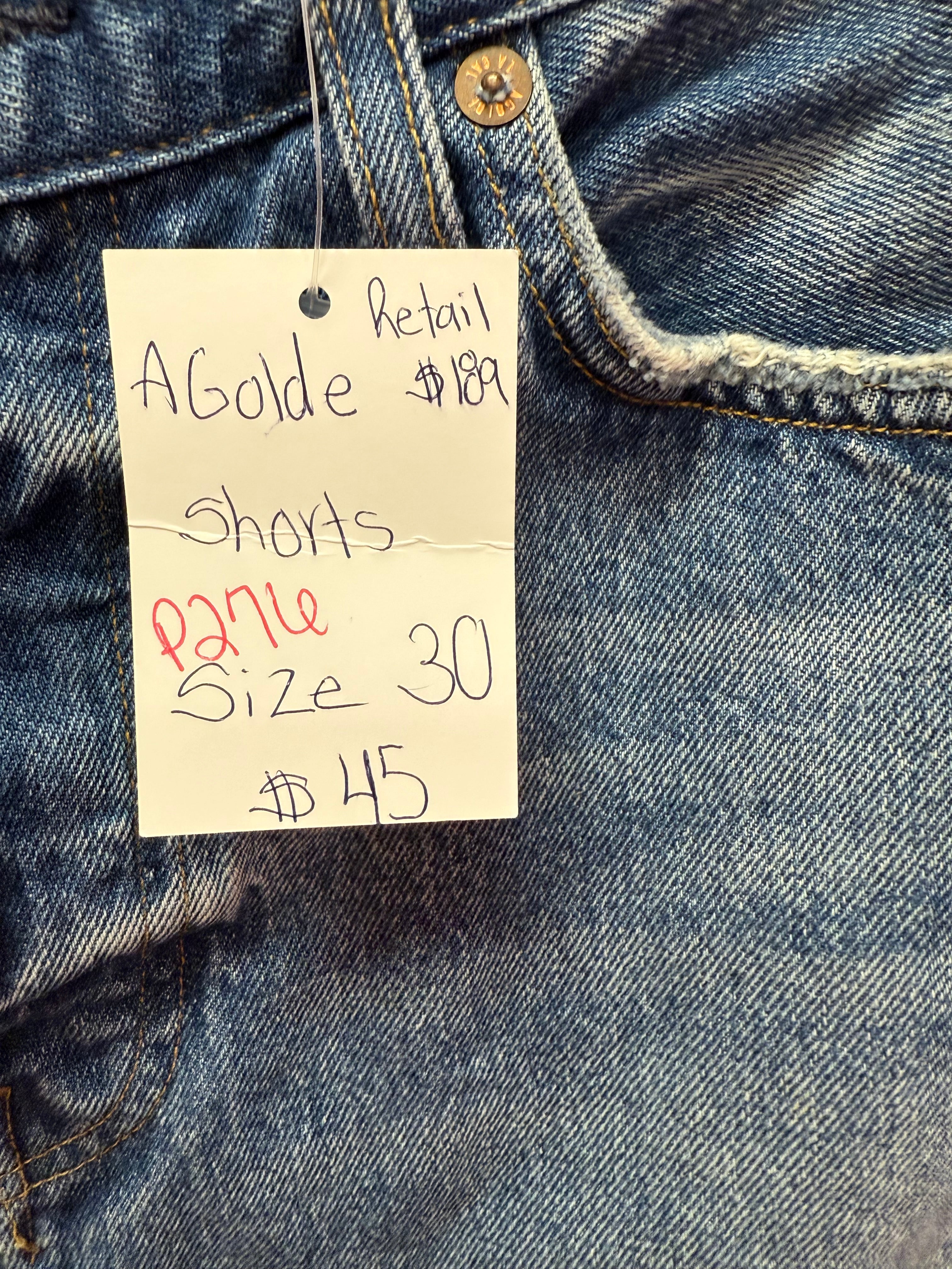 Agolde Shorts Size 30