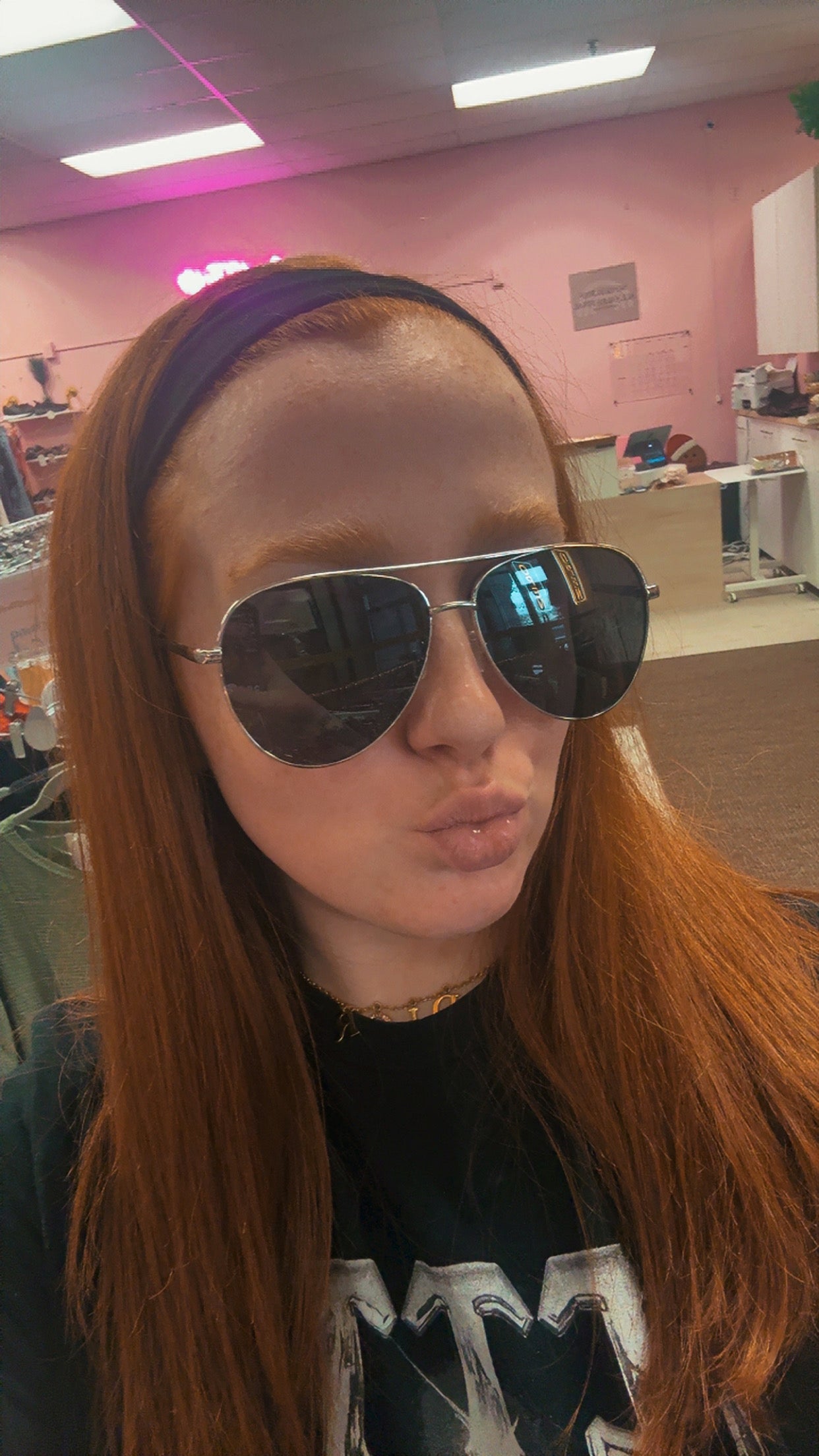 $8 SUNNIES- Black & Silver Aviator