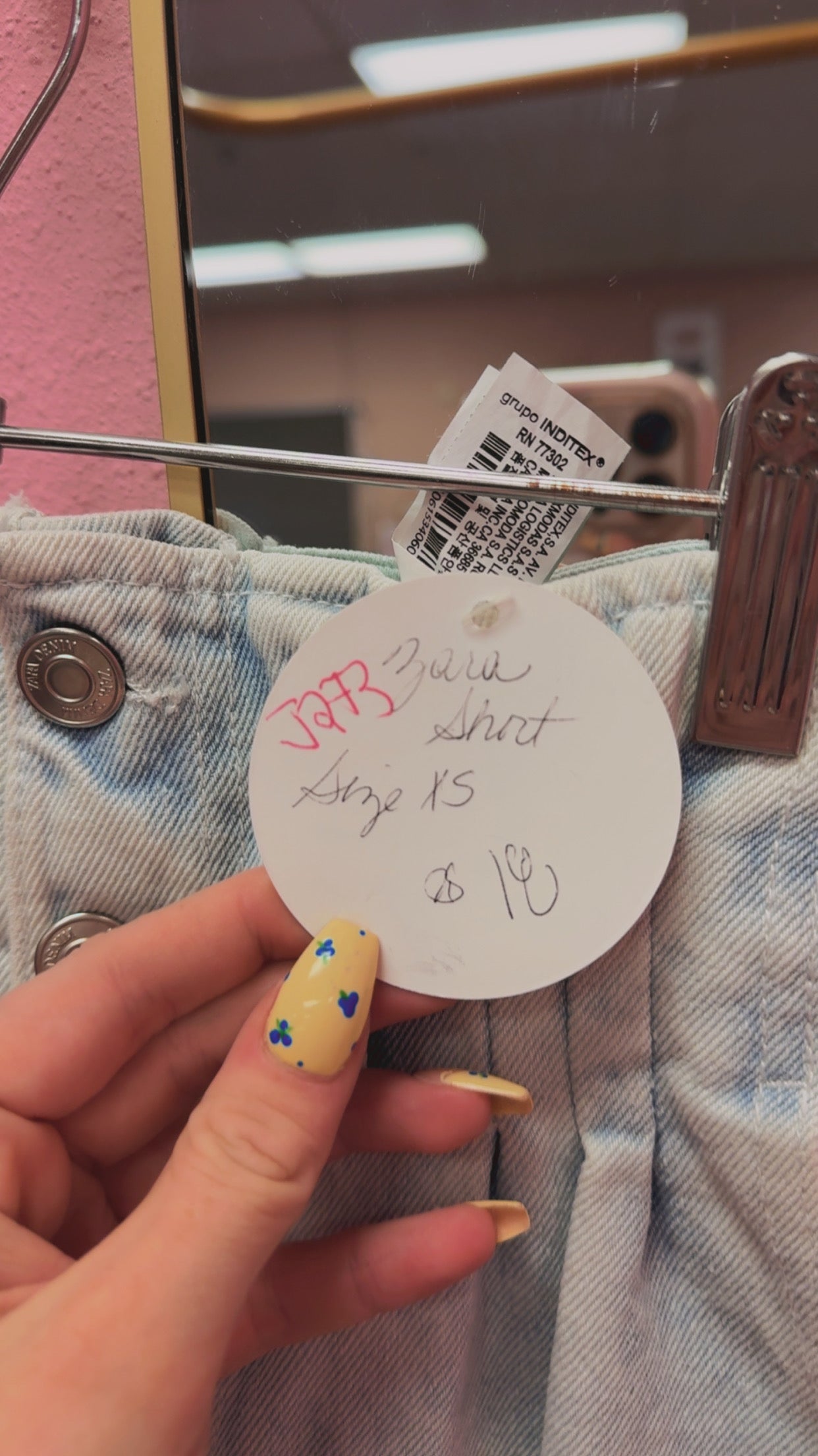 Zara Button Fly Paper Bag Waist Shorts Size XS