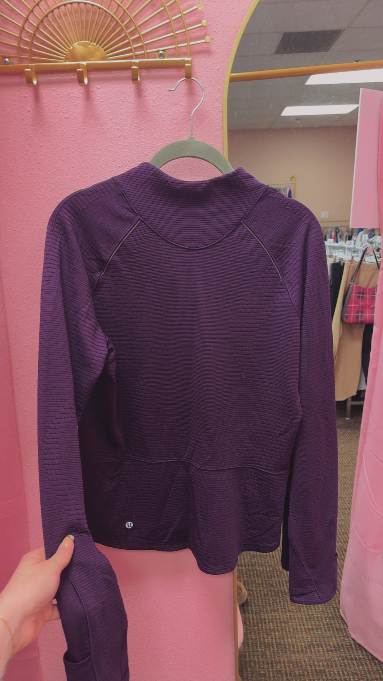 Lululemon Ventscape Half-Zip Size 10 RETAILS $128