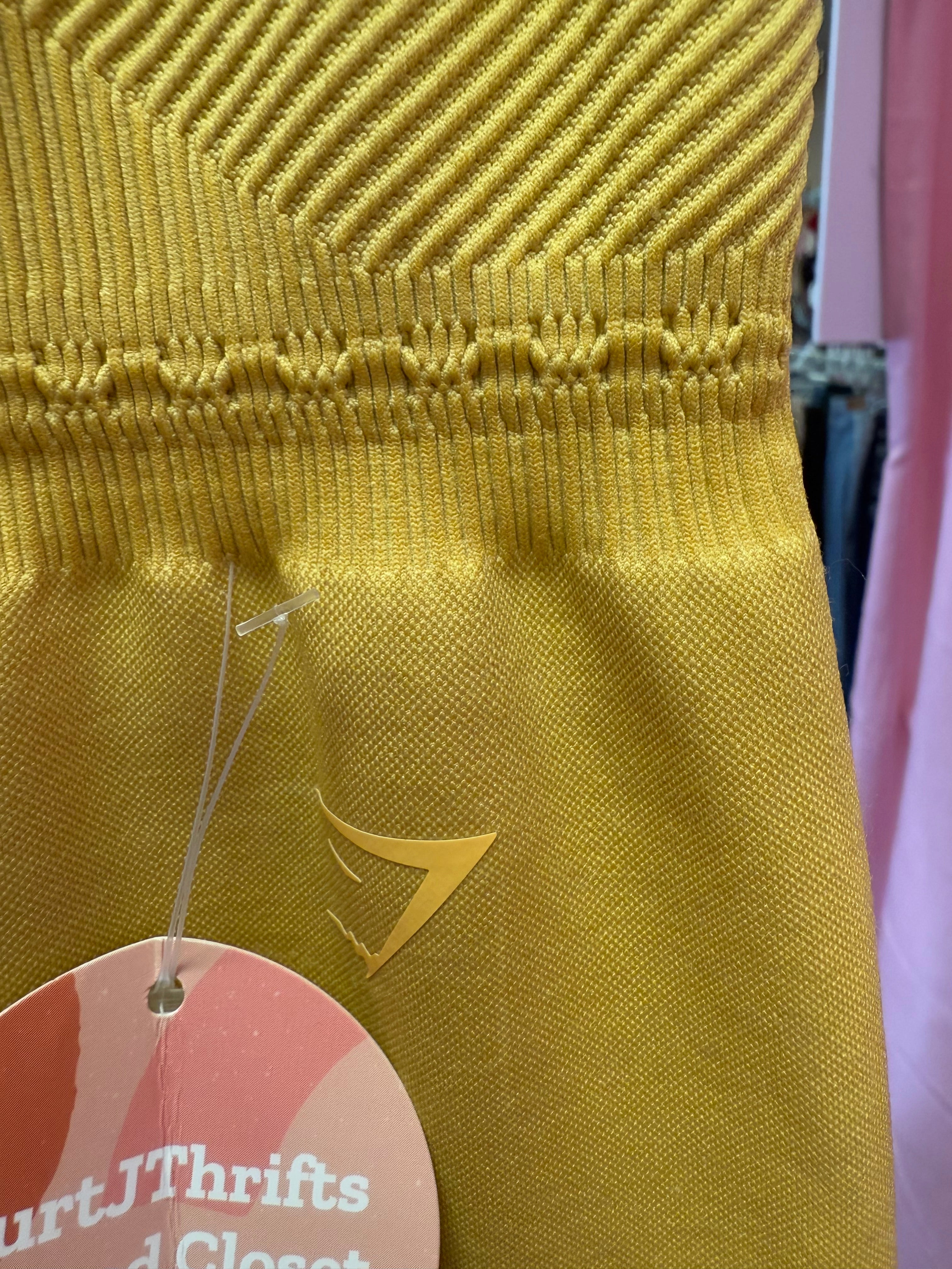 Gymshark Yellow Seamless Tight Size XS