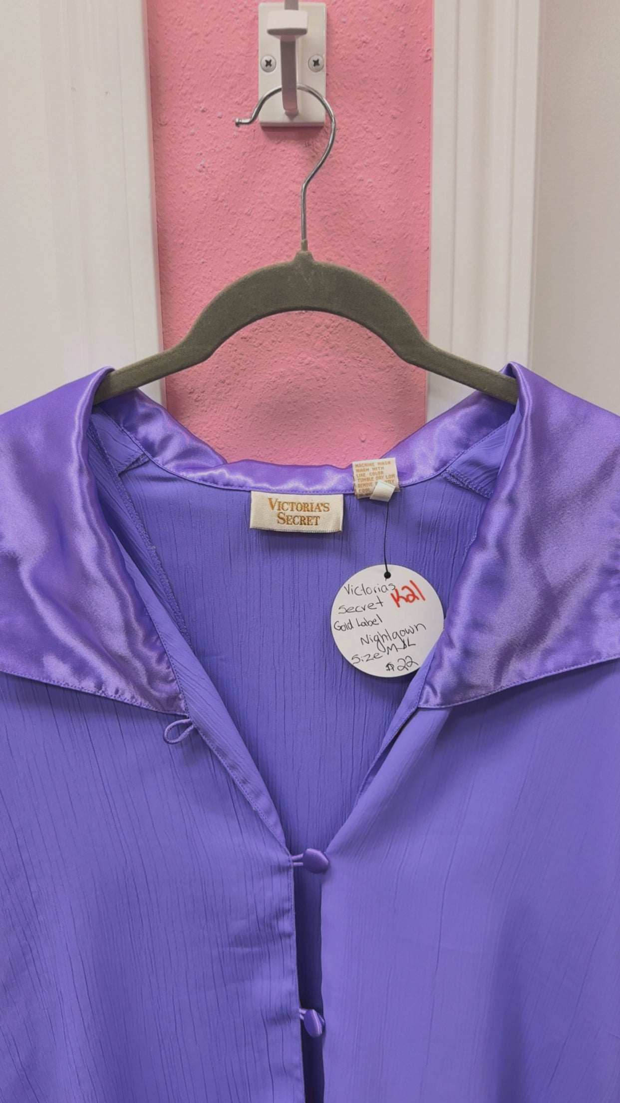 Victoria’s Secret Gold Label Nightgown Size M/L