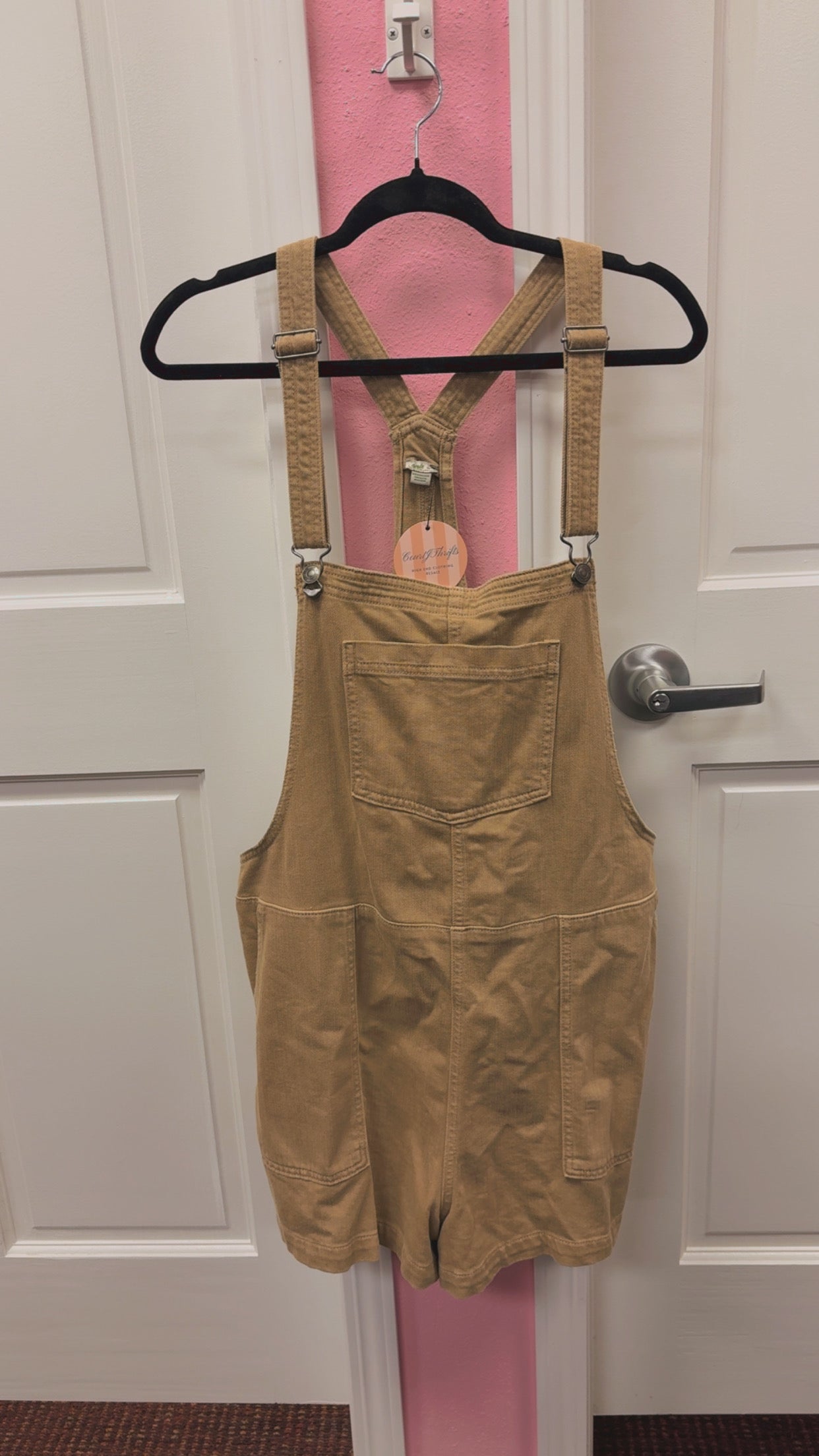 Aerie Brown Overalls Size XL