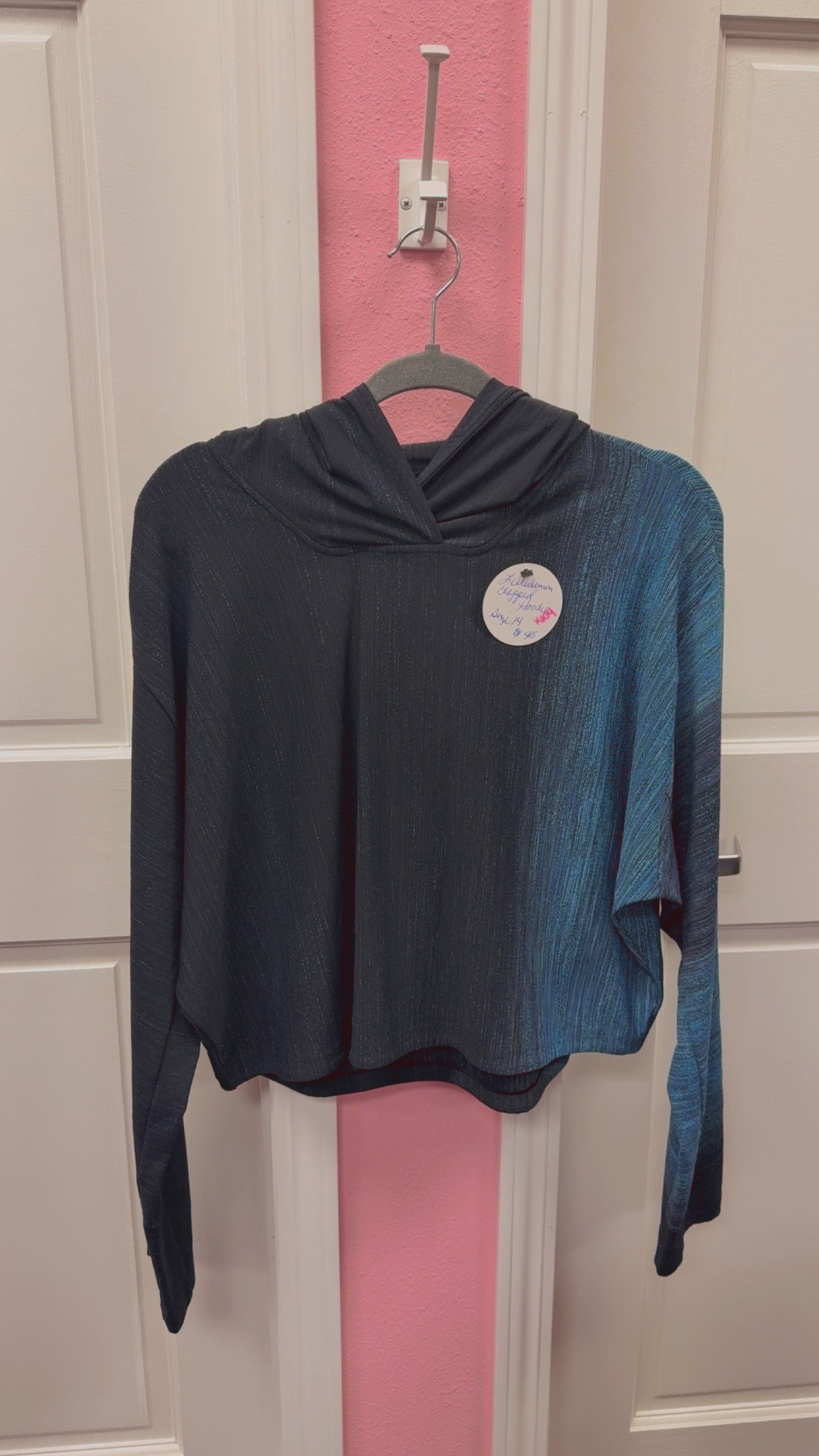 Lulu🍋 Cropped Hoodie Size 14