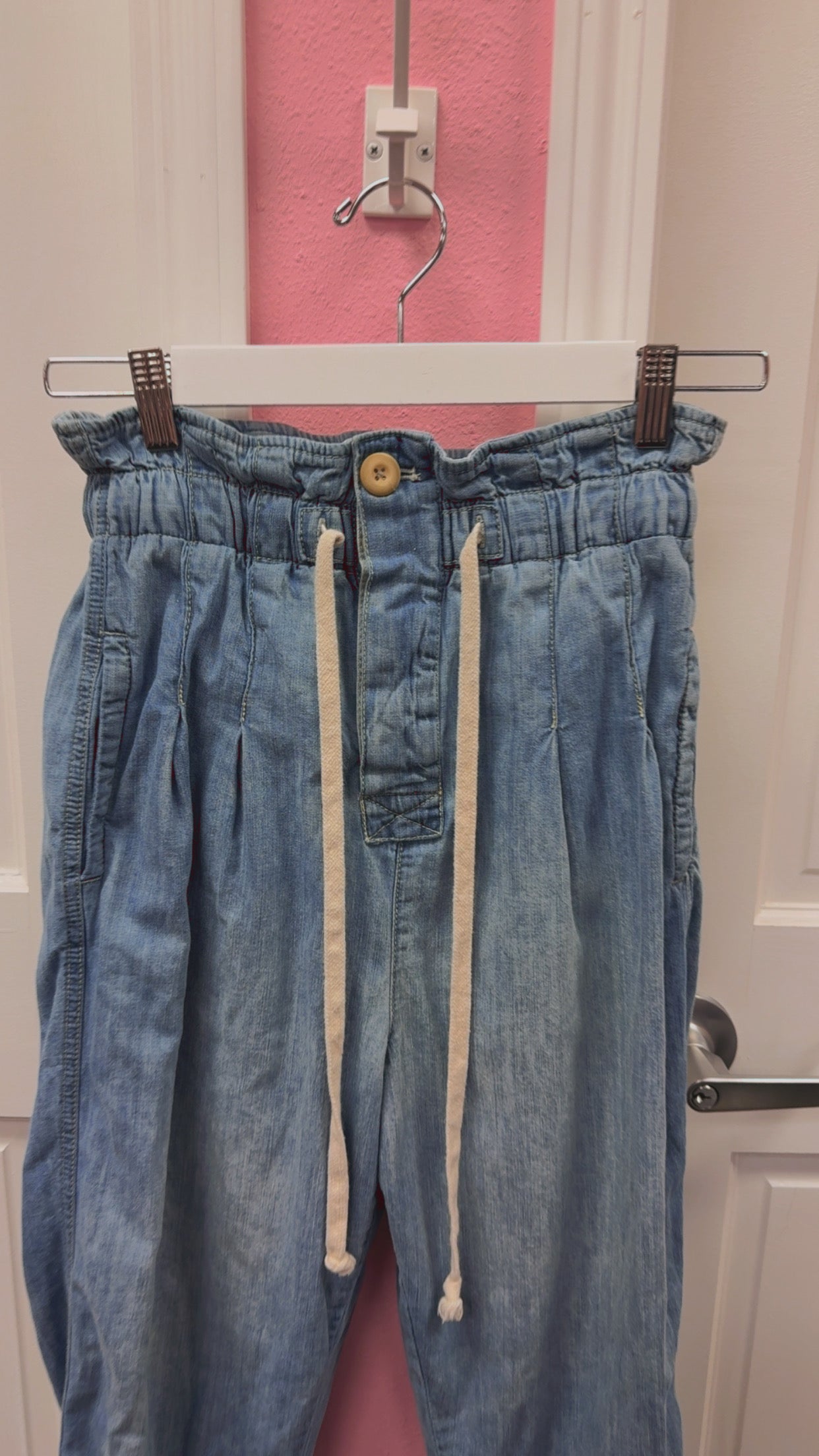 Free People Denim Trouser Size XS