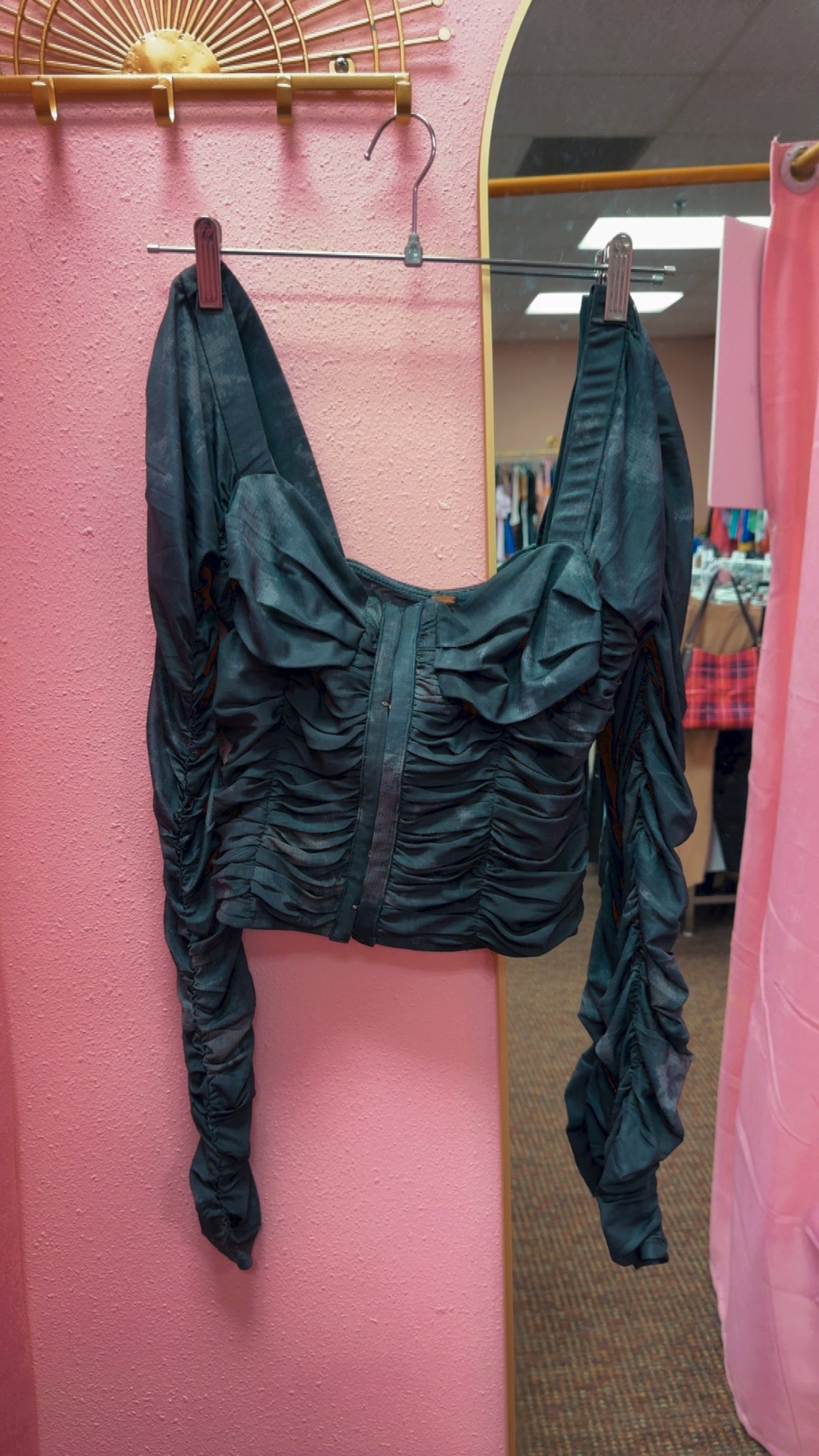 Free People Corset Style Long Sleeve Size Small
