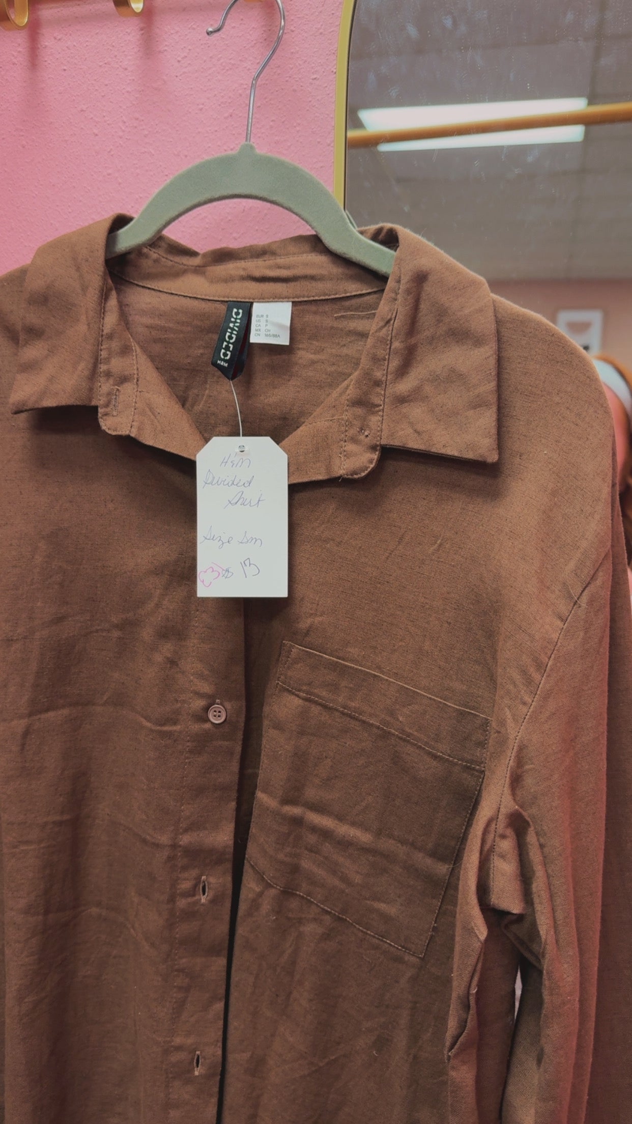 H&M Button Up Size Small