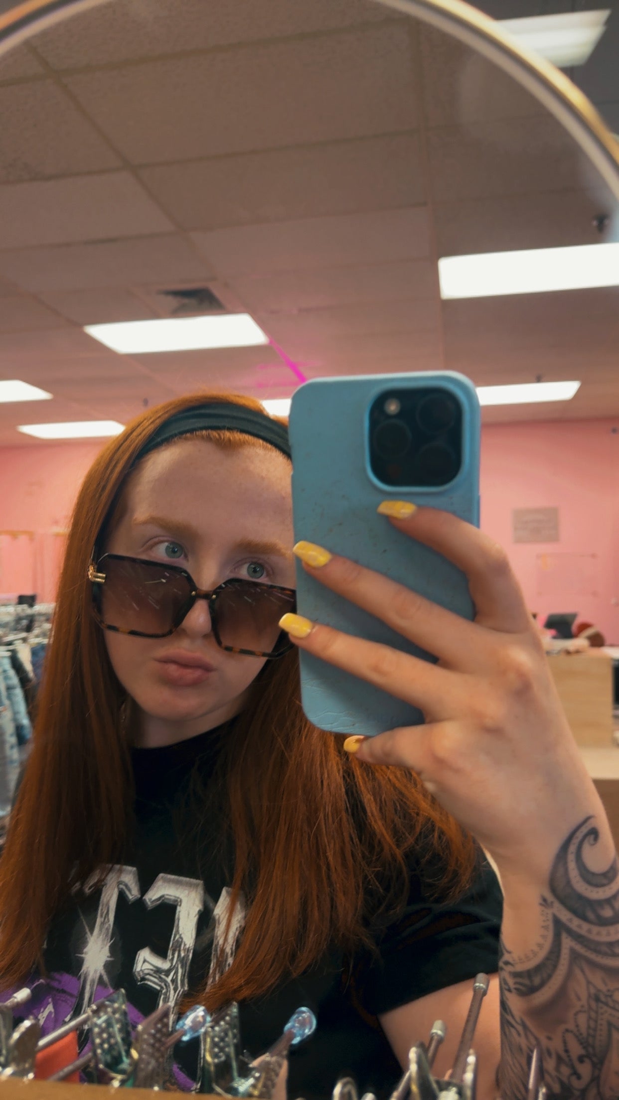 $8 SUNNIES- Oversized Tortoise Square