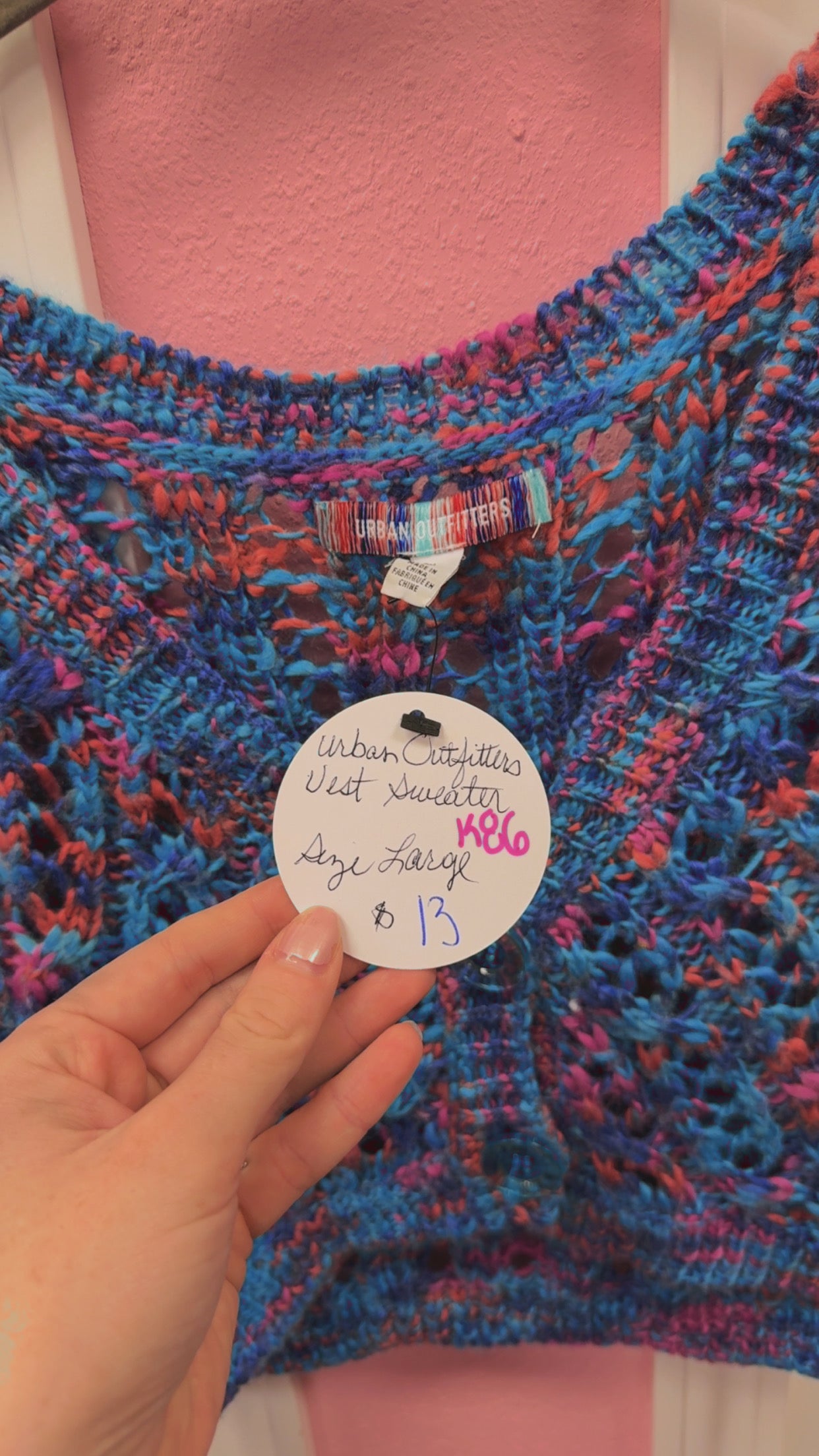 Urban Outfitters Crochet Top Size Large