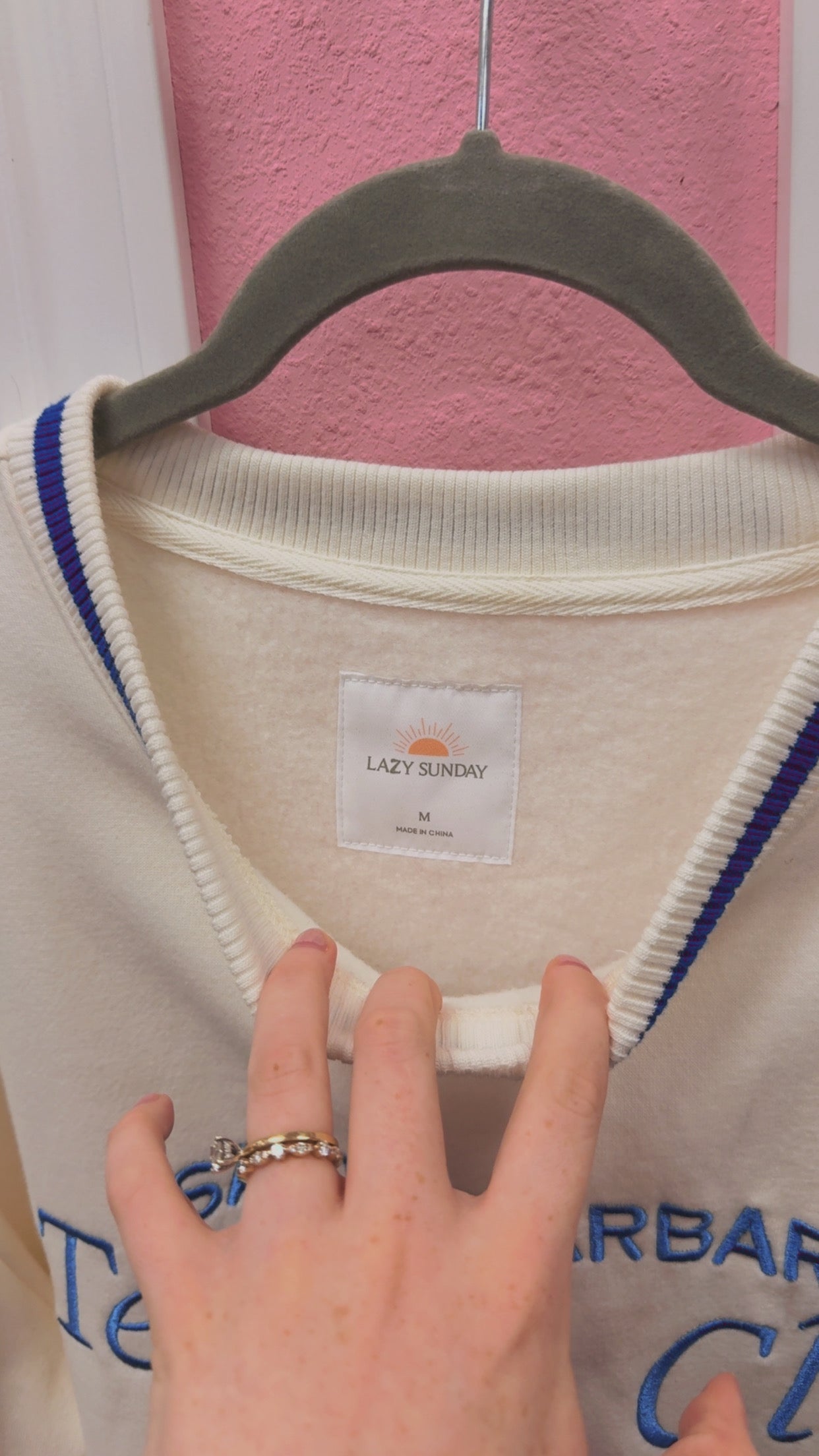 Lazy Sunday Crewneck Size Medium