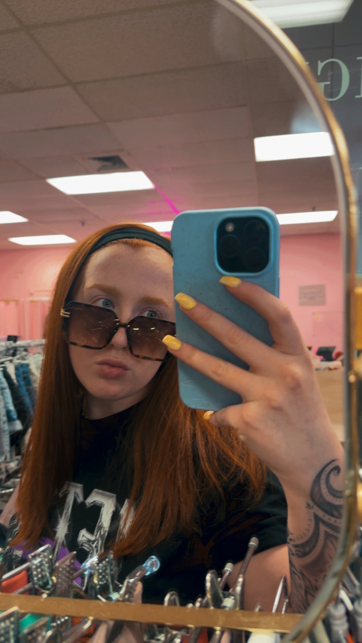 $8 SUNNIES- Oversized Tortoise Square
