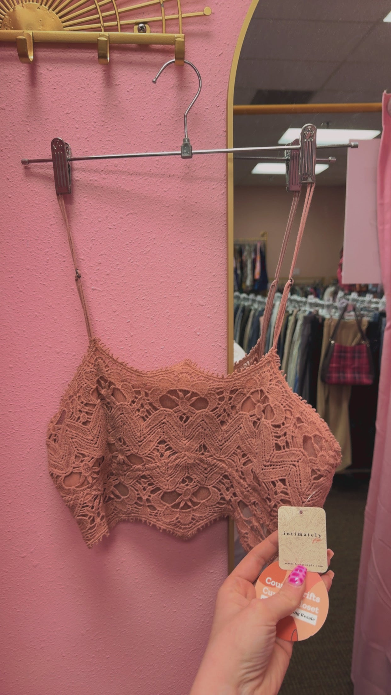 Free People NWT Bralette Size XL