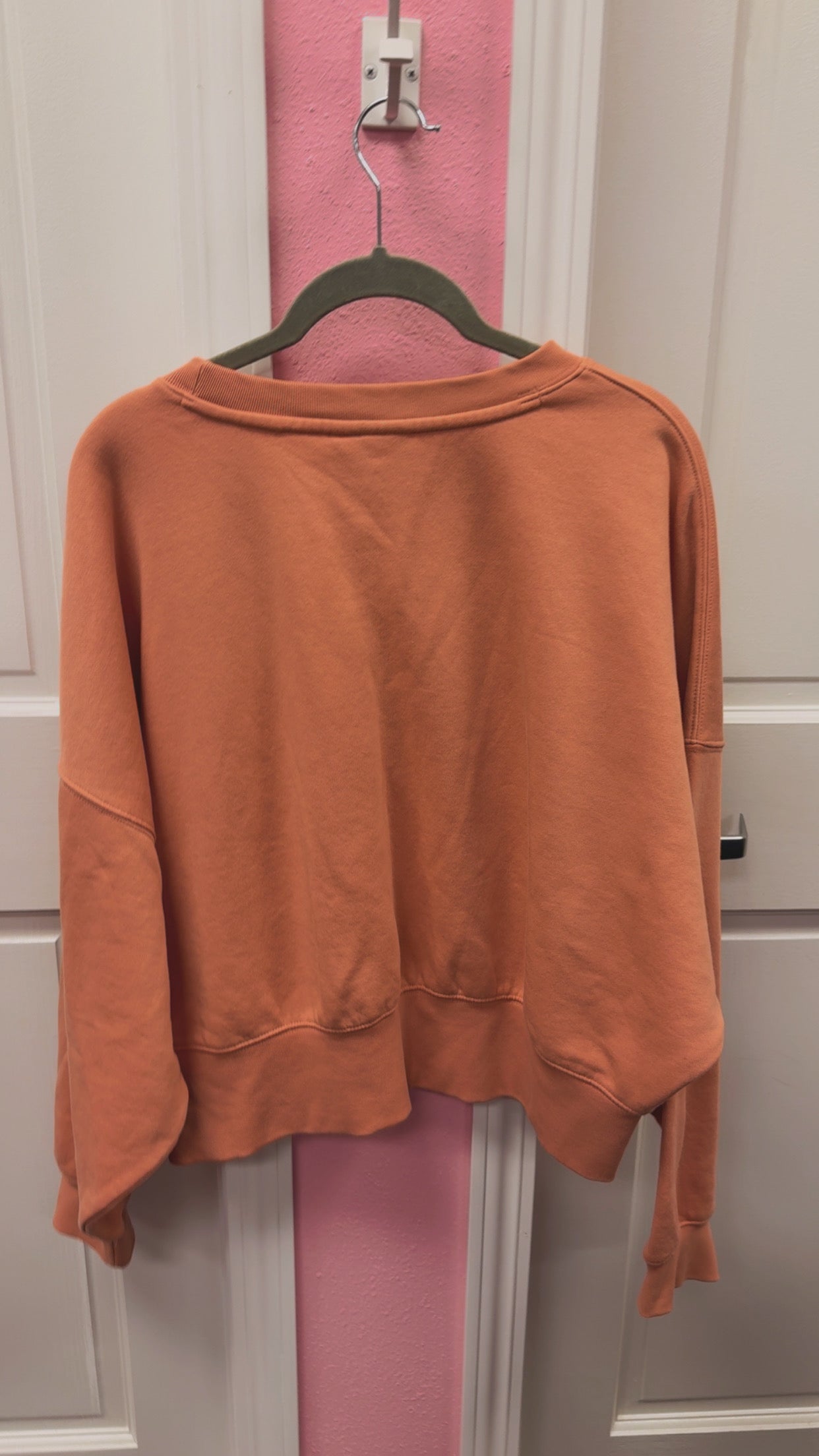 Adidas Peach Crewneck Size Small