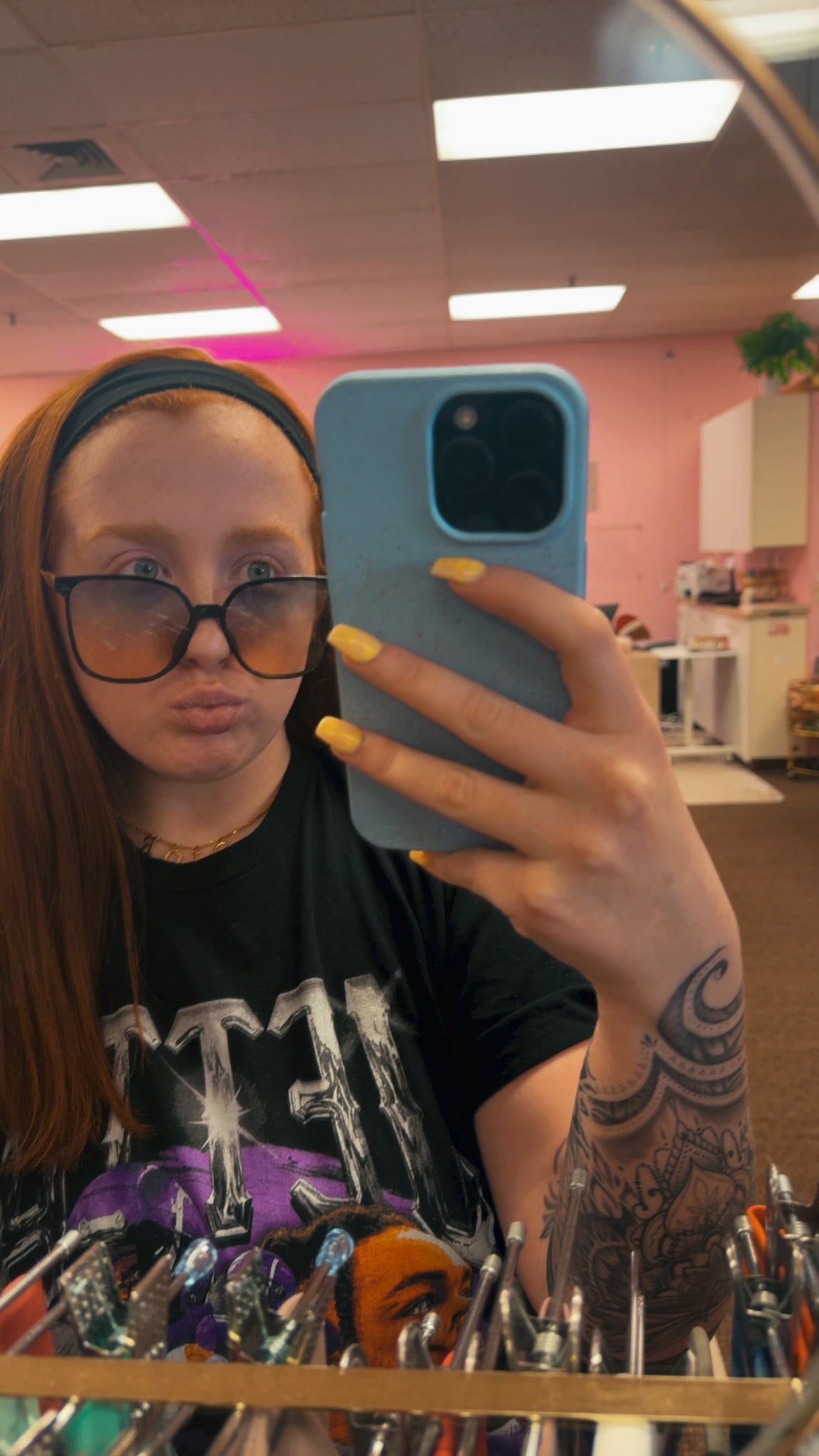 $8 SUNNIE- LARGE BLACK & Color OMBRÉ