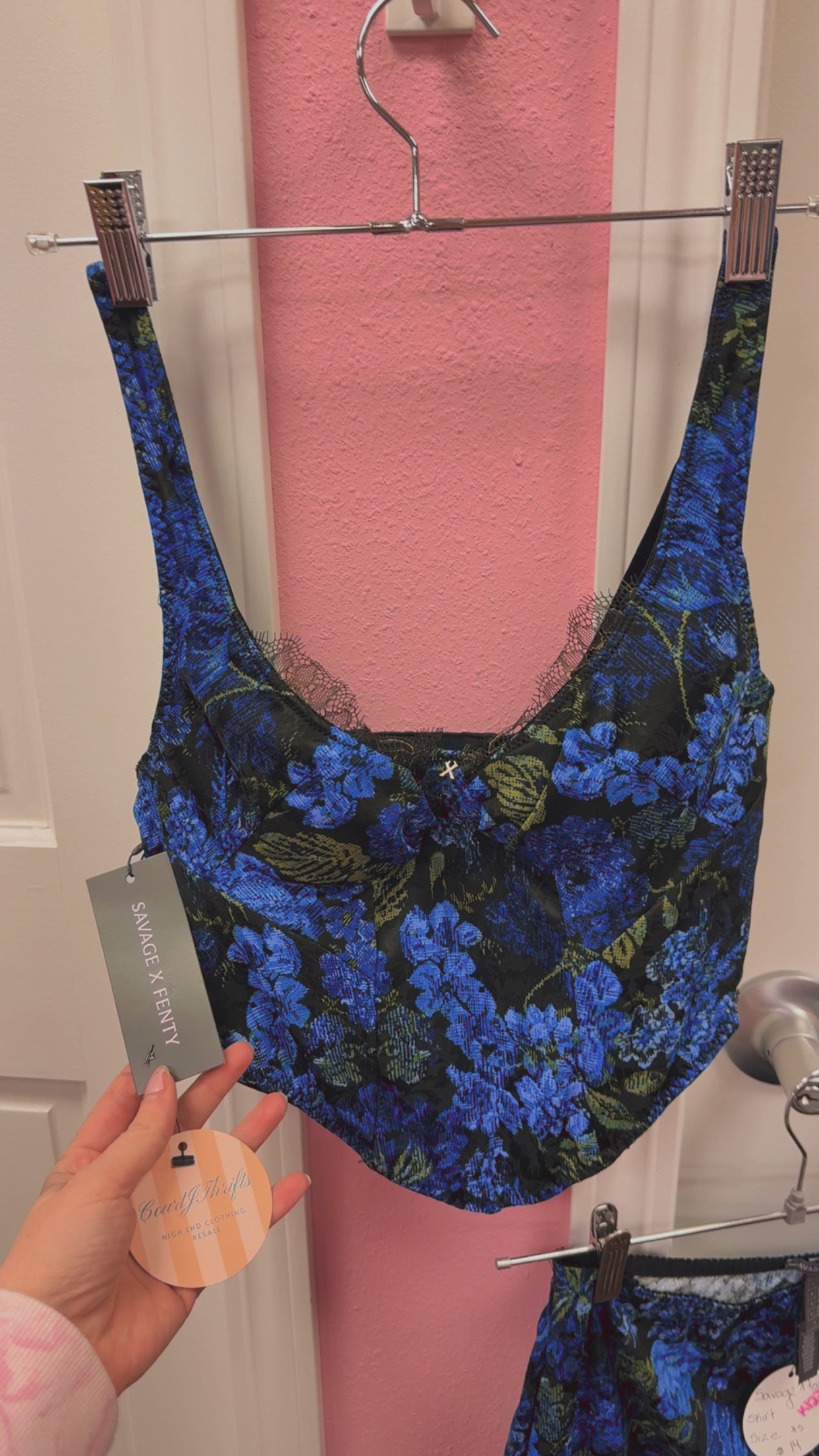 Savage X Fenty NWT Corset + Slip Skirt SET Size XS