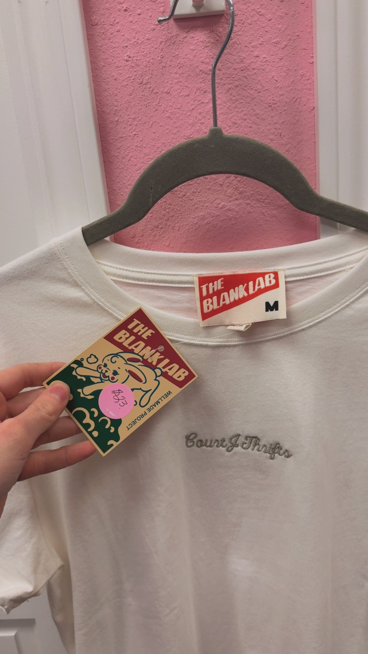 CourtJThrifts Blank Lab NWT Baby Tee