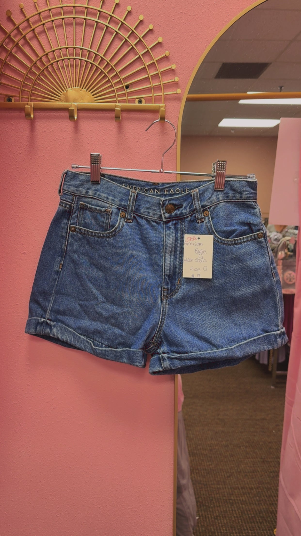 American Eagle Mom Shorts Size 0