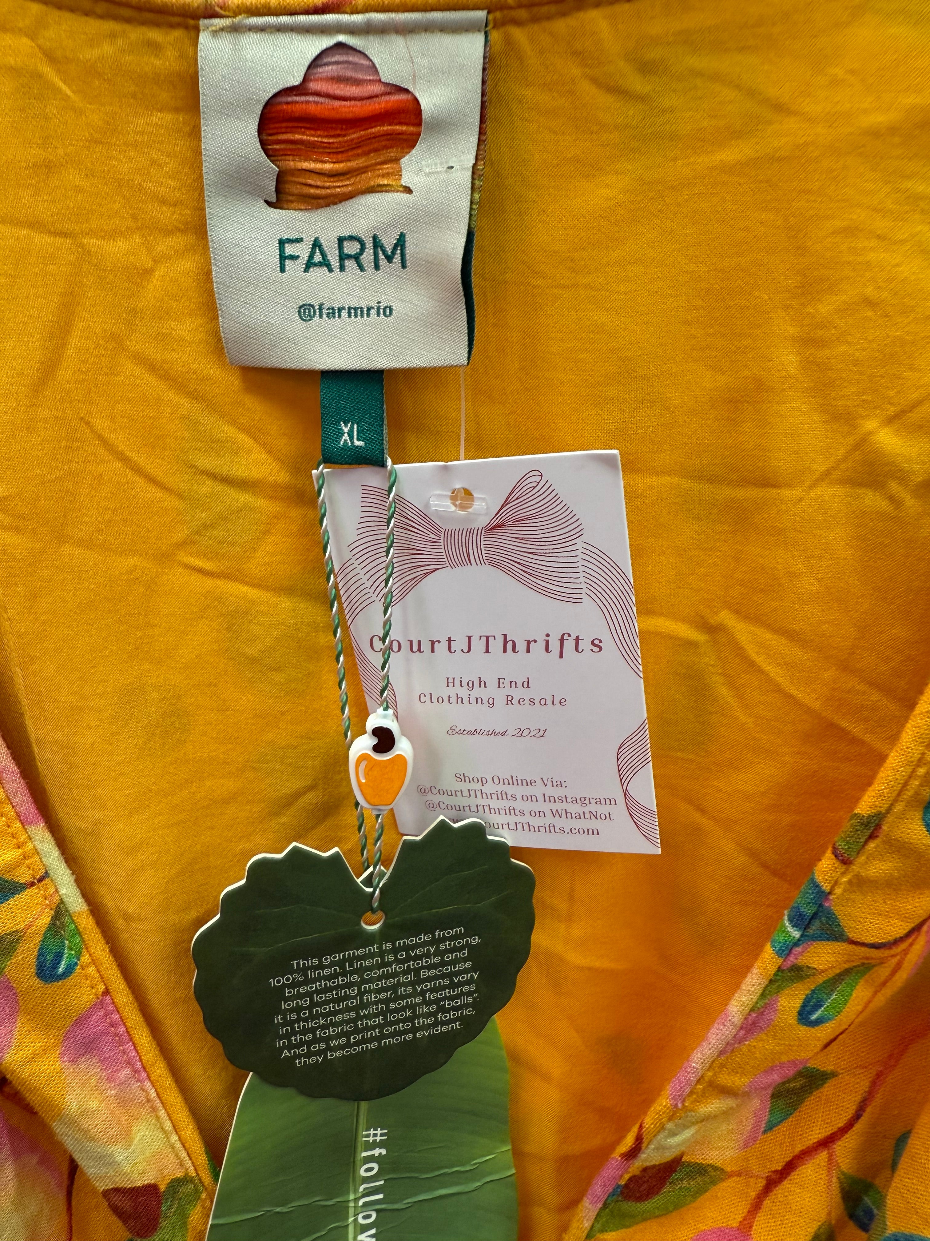 Farm Rio Dress XL New With Tags