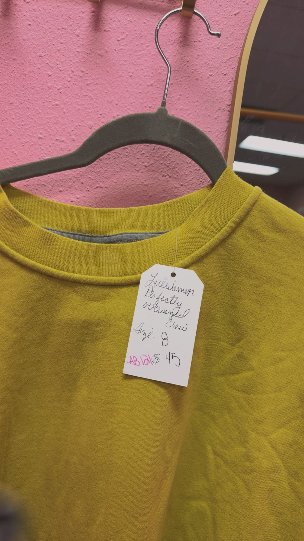 Lululemon Perfectly Oversized Crewneck Size 8