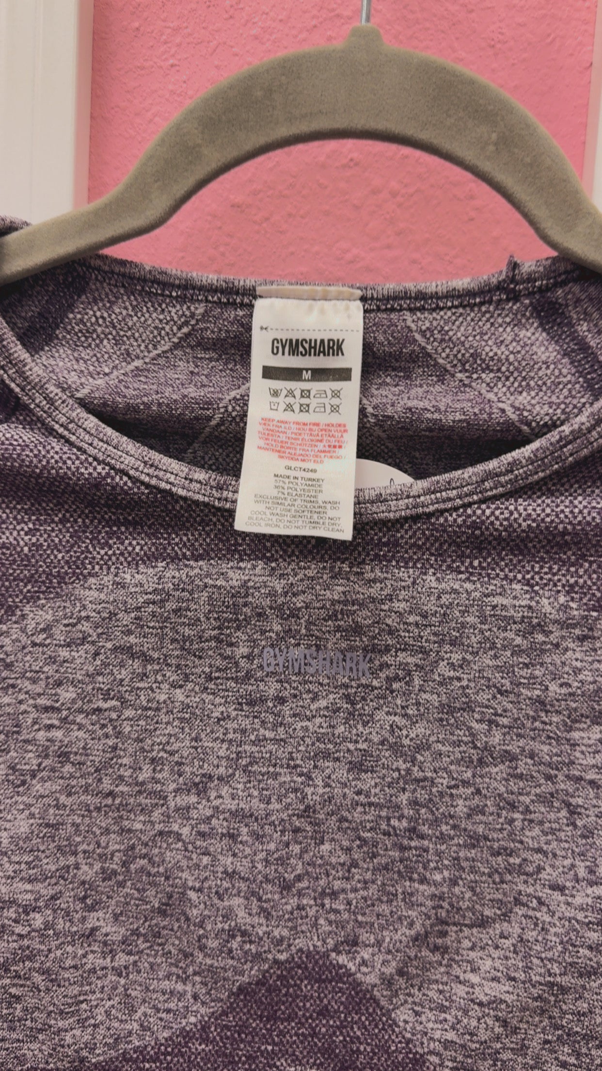 Gymshark Long Sleeve Size Medium
