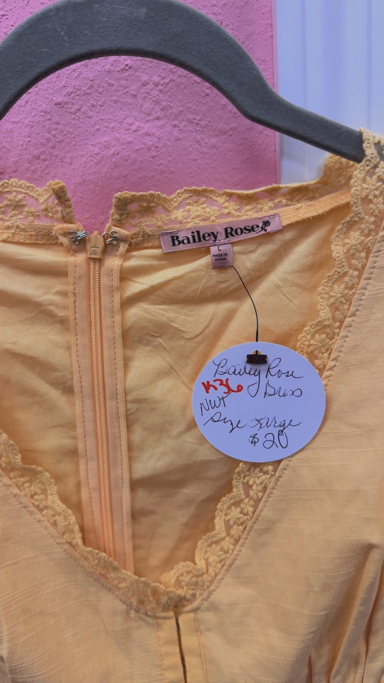 Bailey Rose NWT Dress Size Large Retails $68