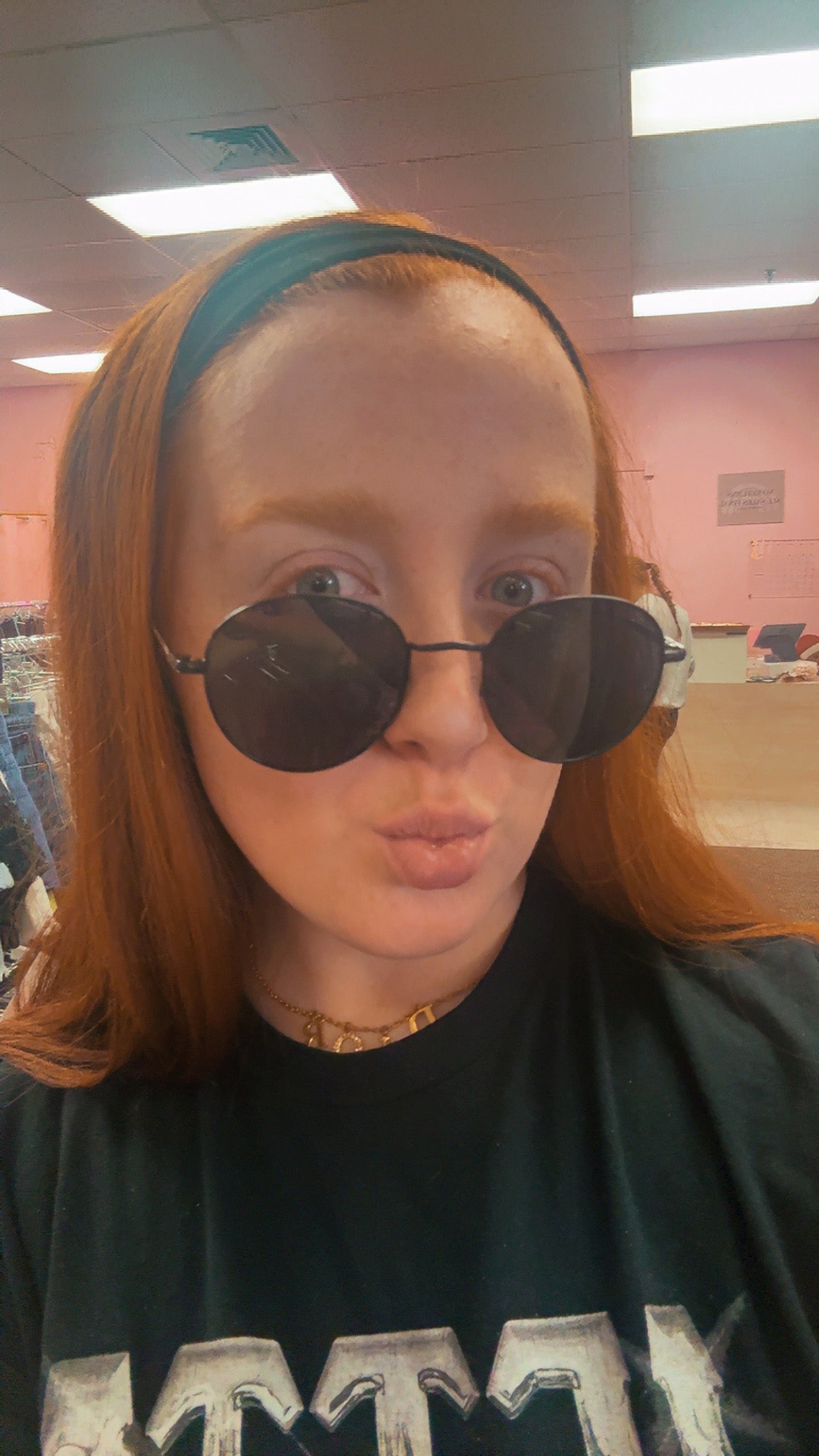 $8 SUNNIES- Black on Black Circle