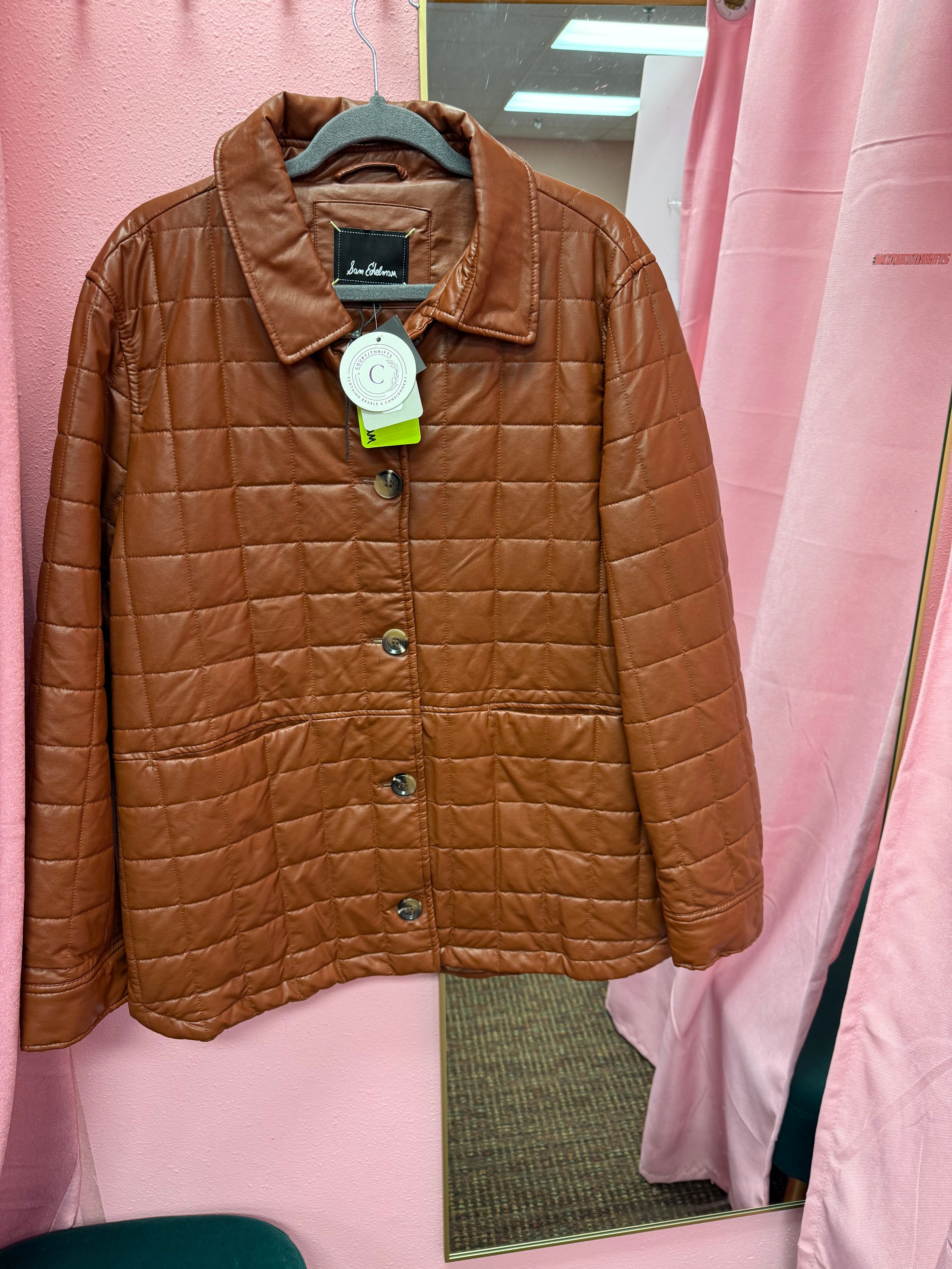 Sam Edelman Faux Leather XL Jacket NWT