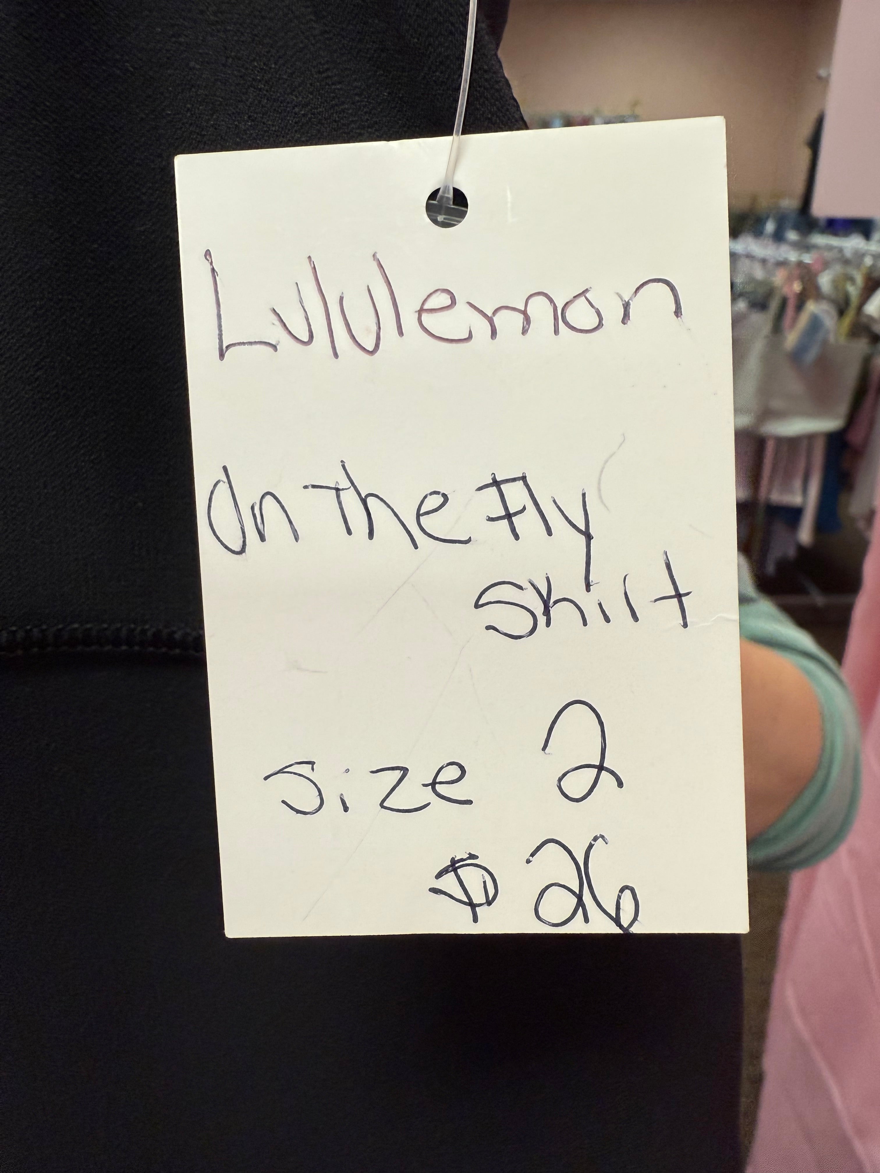 Lululemon On The Fly Skirt Size 2