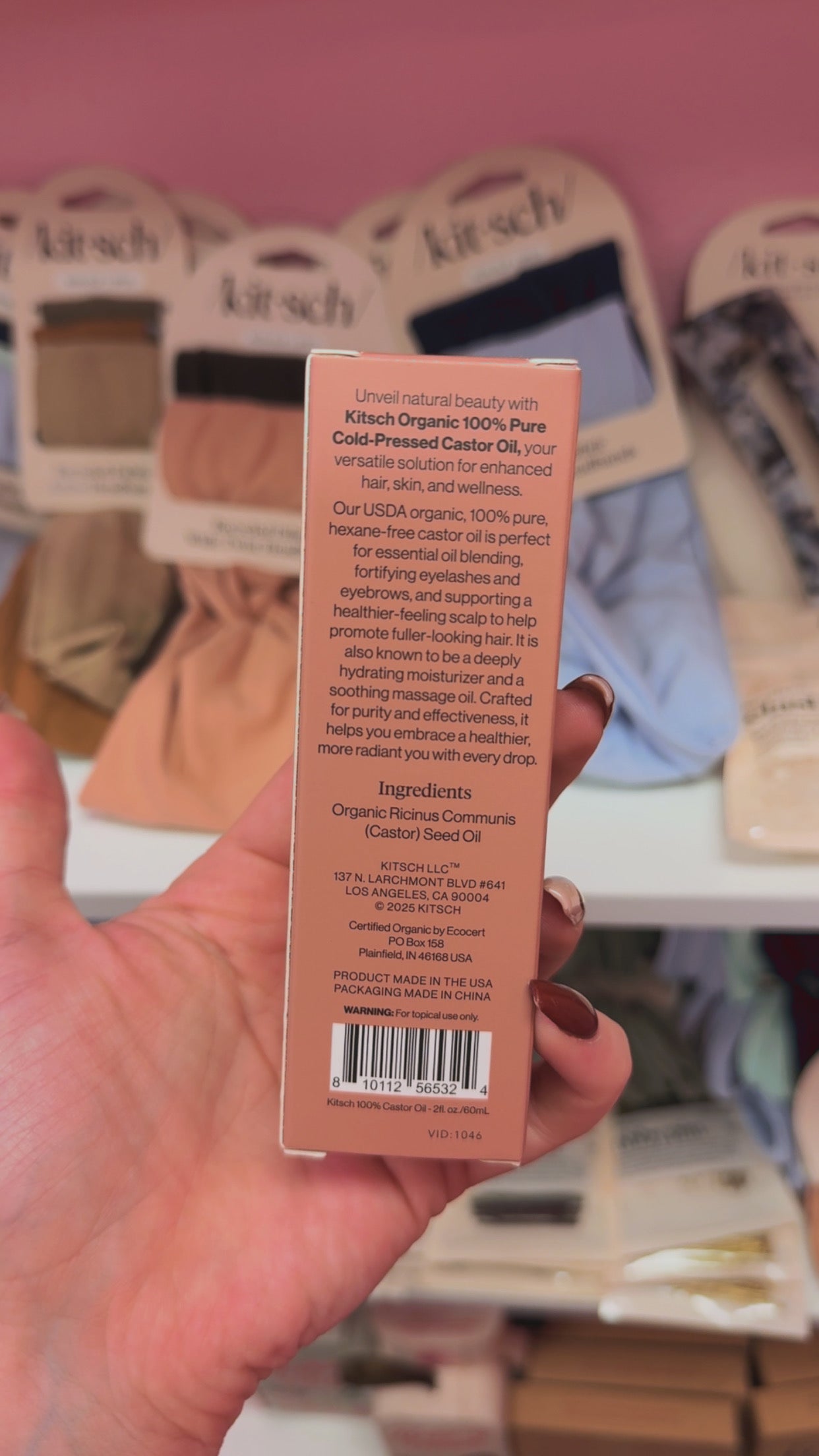 Kit•Sch 100% Cold-Pressed Castor Oil