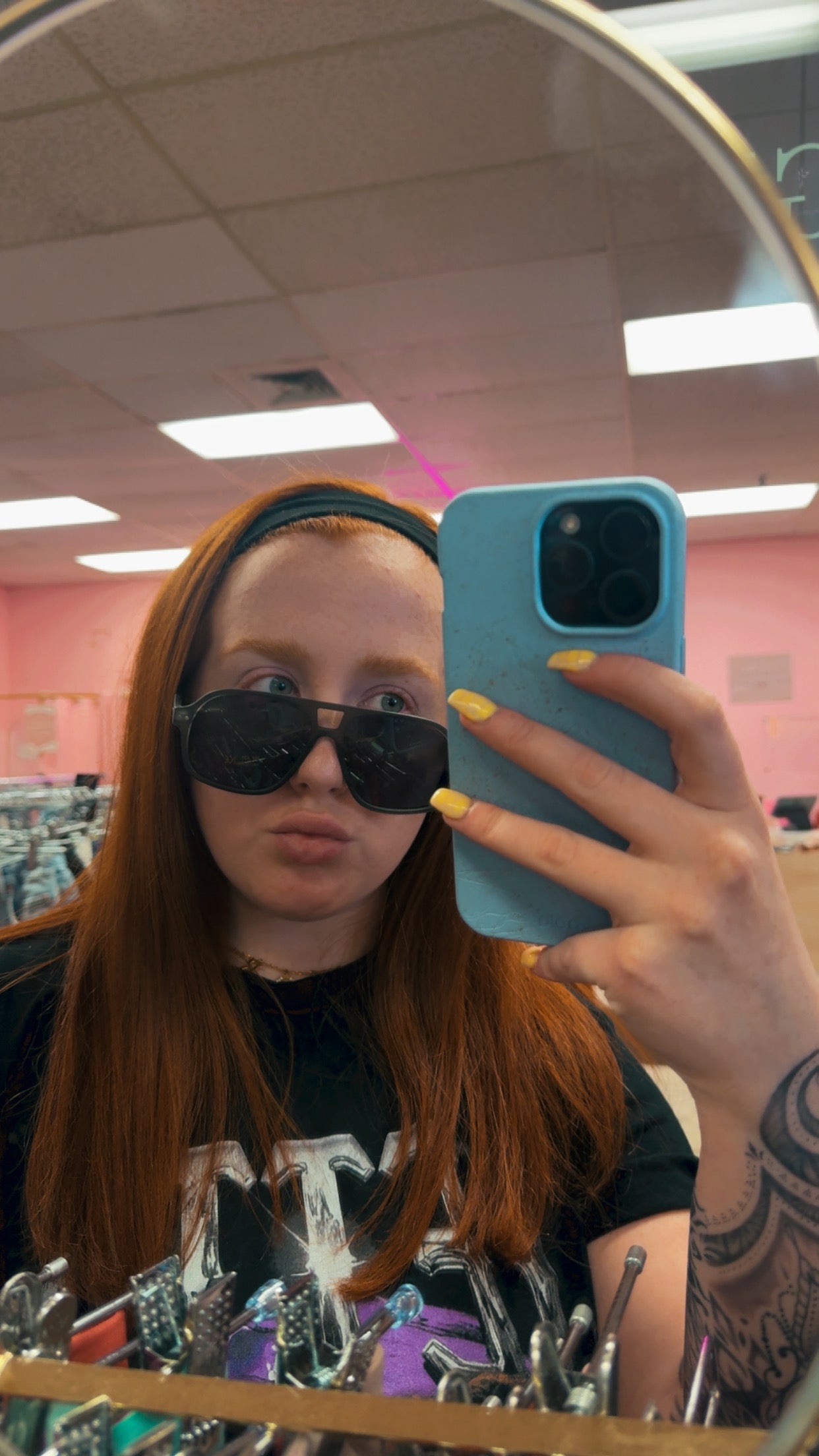 $8 SUNNIES- Gray Acetate Aviator