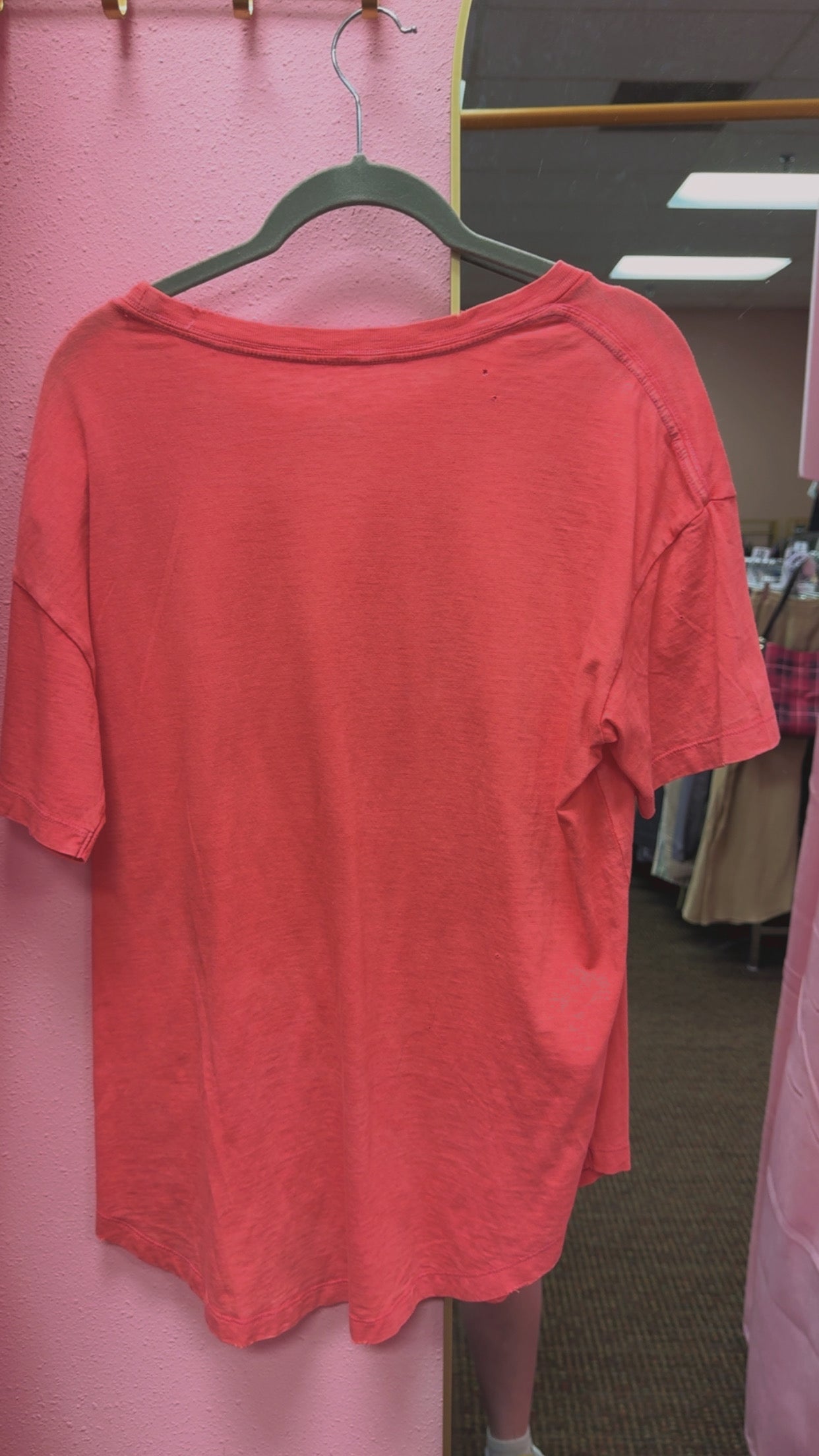 Aerie Distressed Oversized Tee Size Small