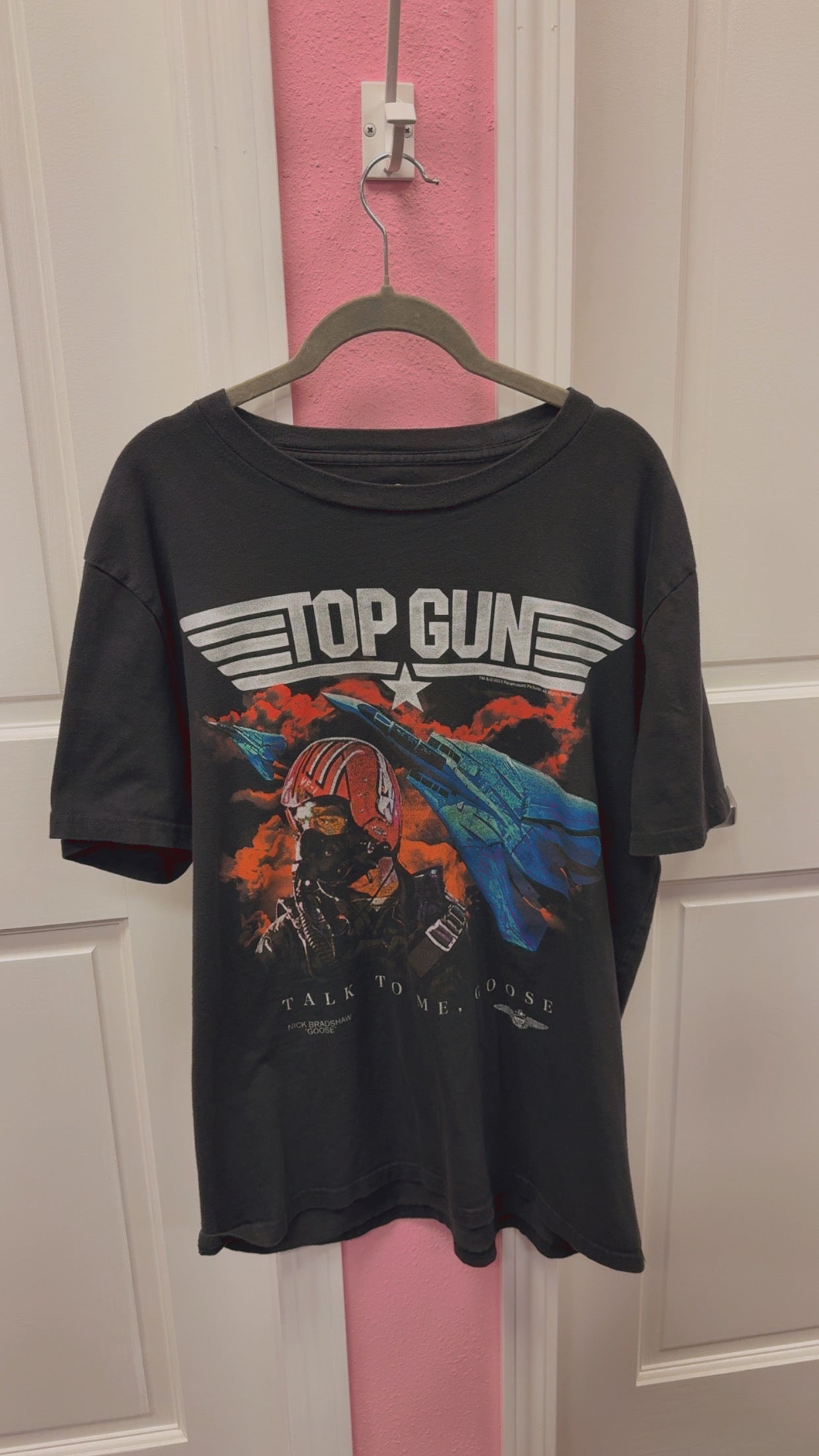 Hollister Top Gun Graphic Tee Size Large