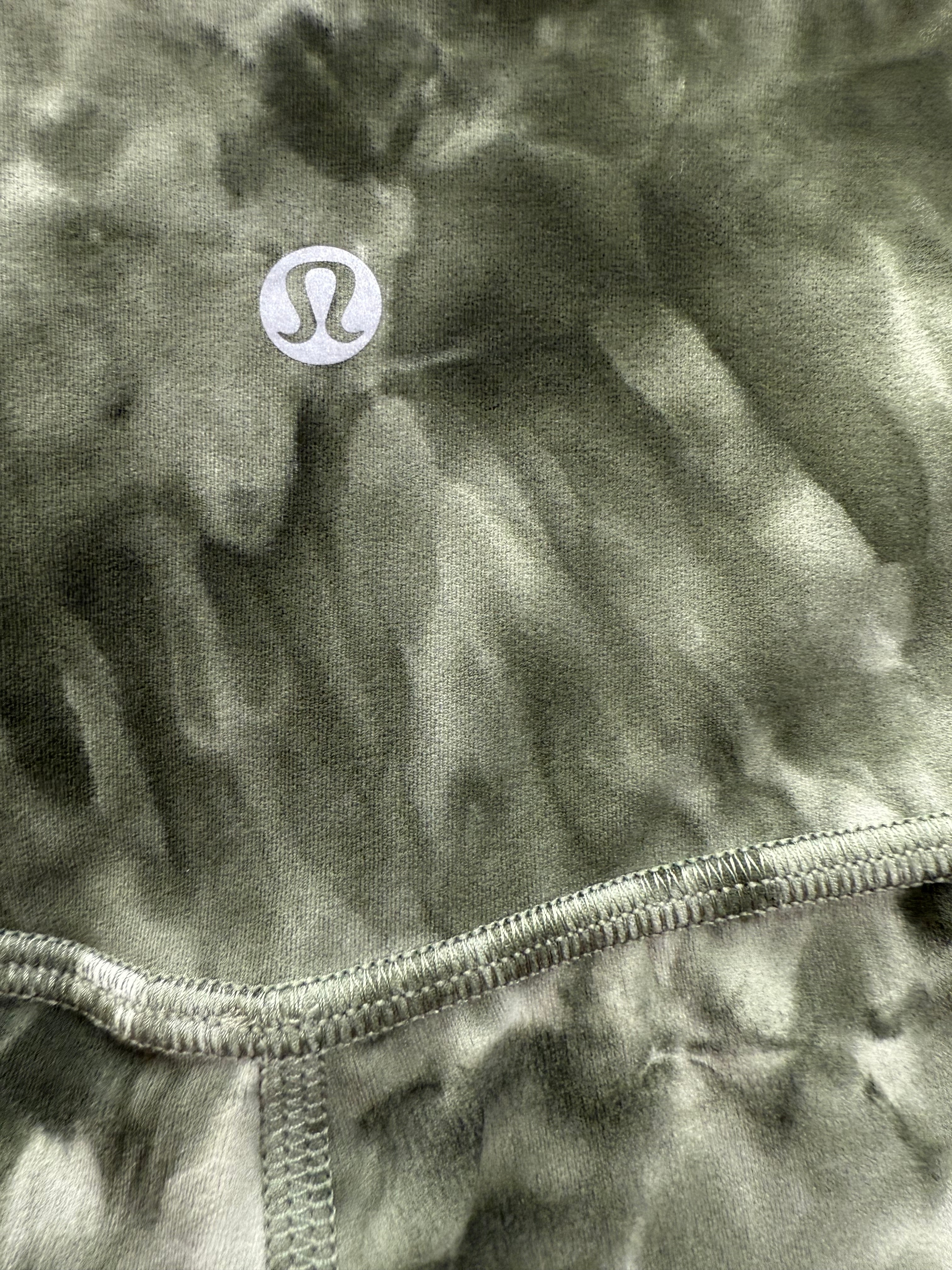 Lululemon Align High Rise Crop Diamond Dye Sage Size 18