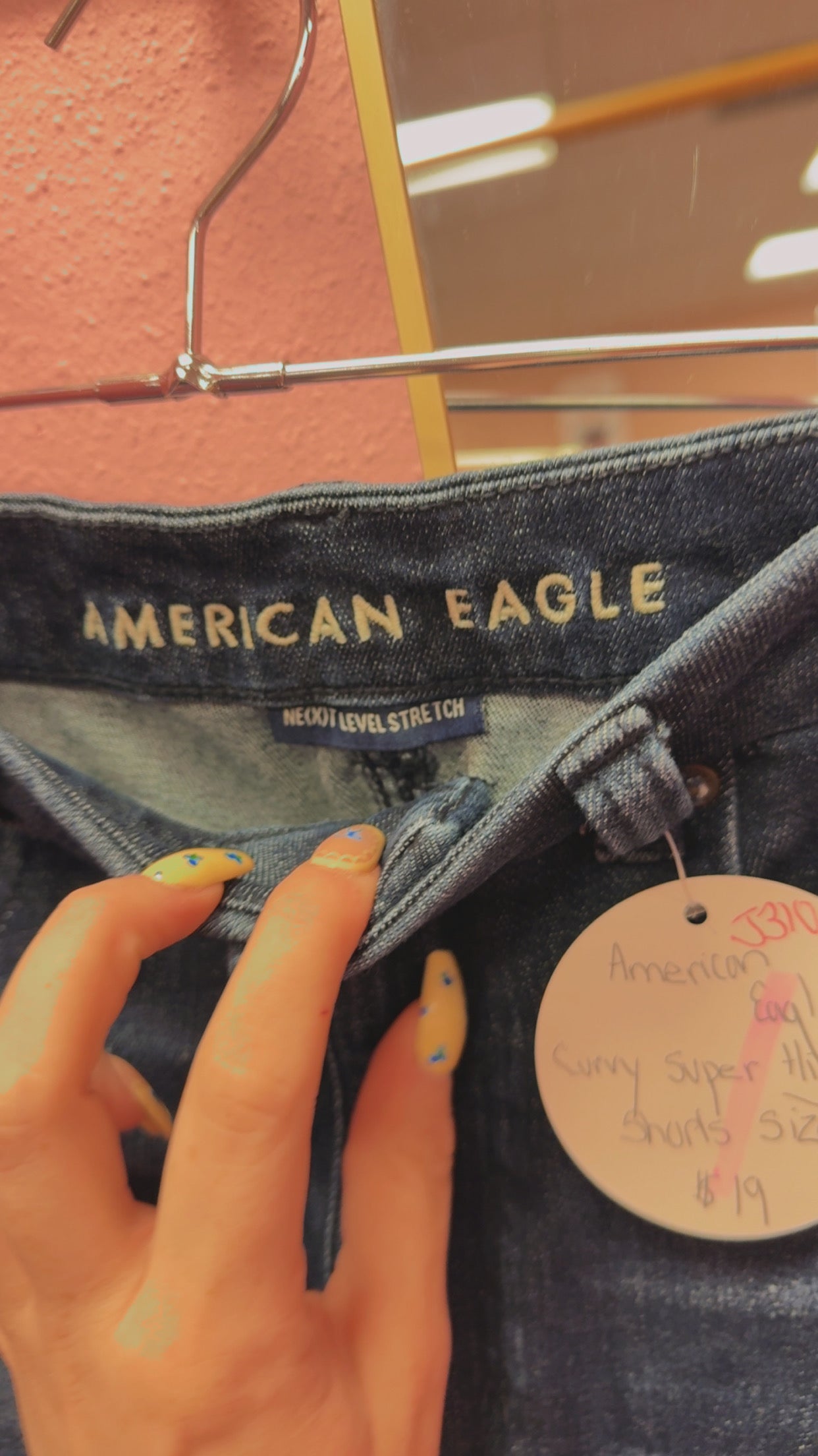 American Eagle Curvy Super Hi-Rise Shortie Size 8