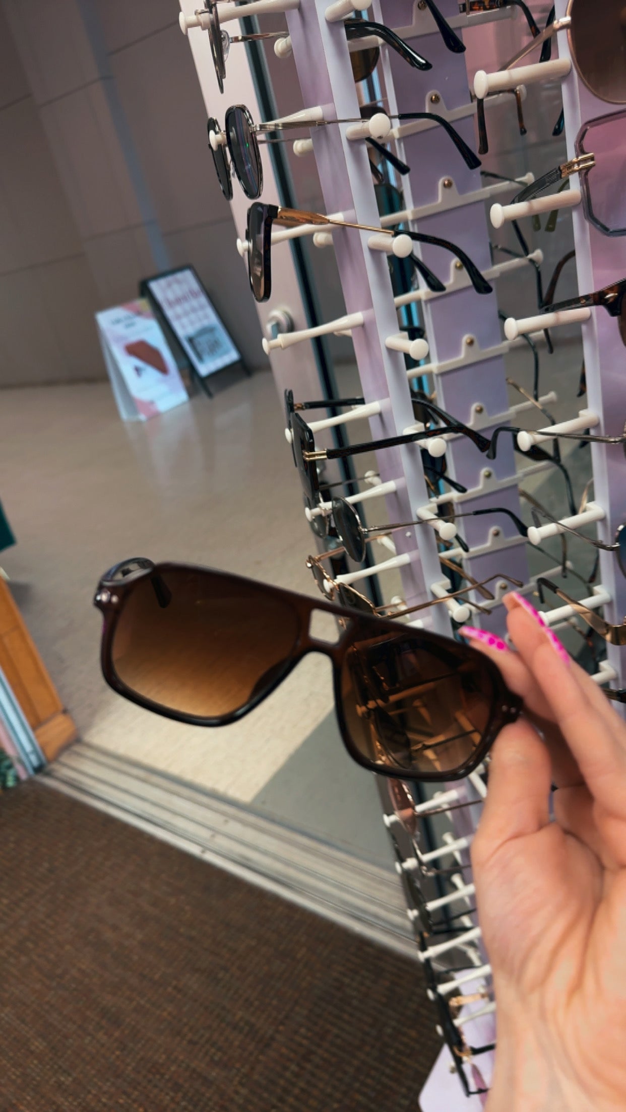 $8 SUNNIES- Brown Acetate Aviator