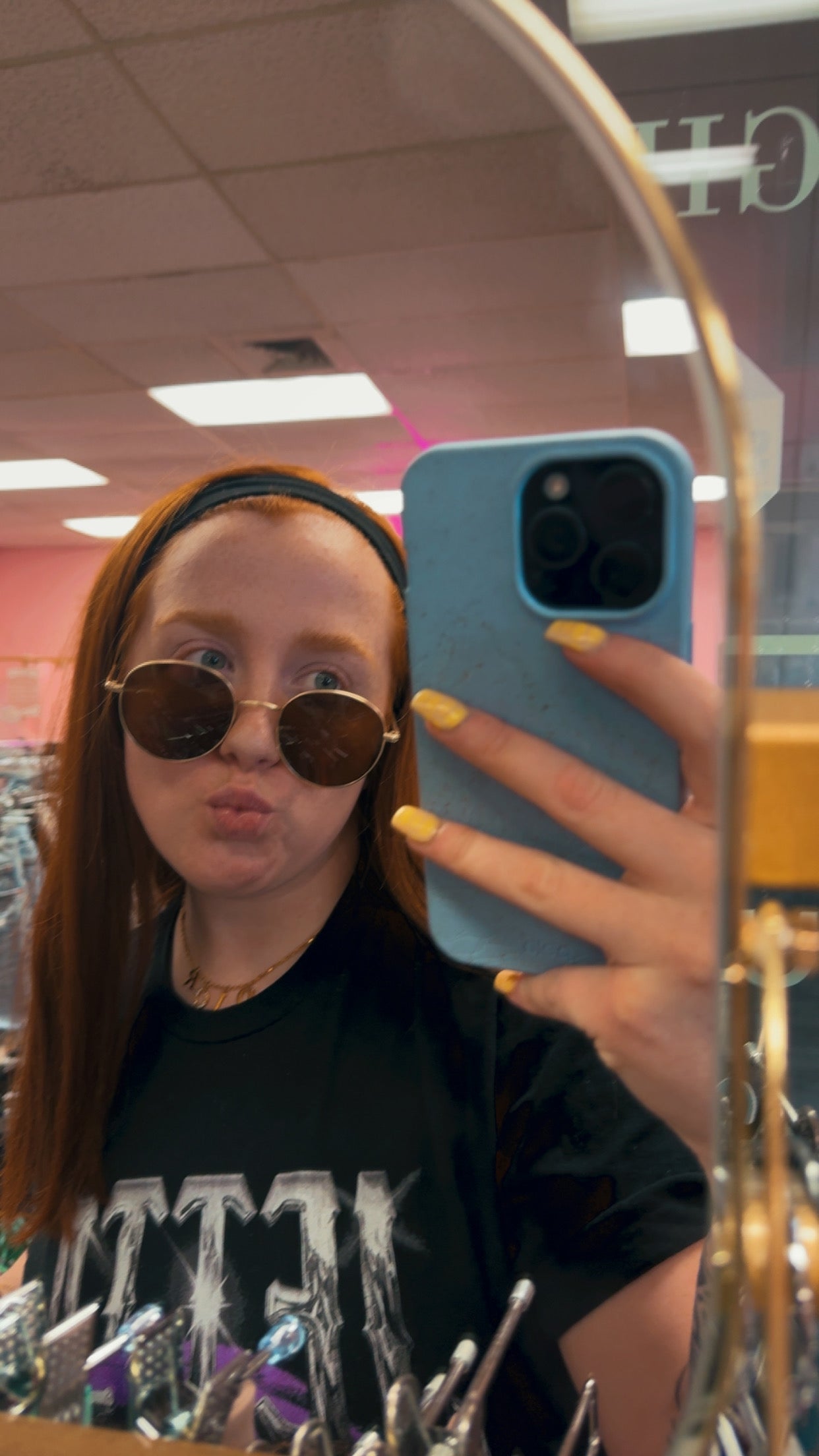 $8 SUNNIES- Brown & Gold Circles