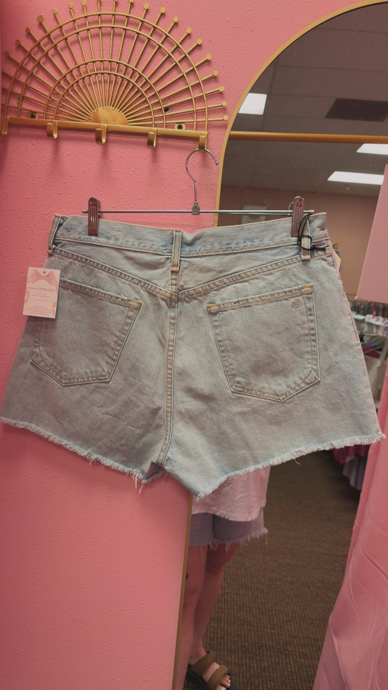 Rag & Bone NWT “Glena W/ Holes Justine Short” Retails $185