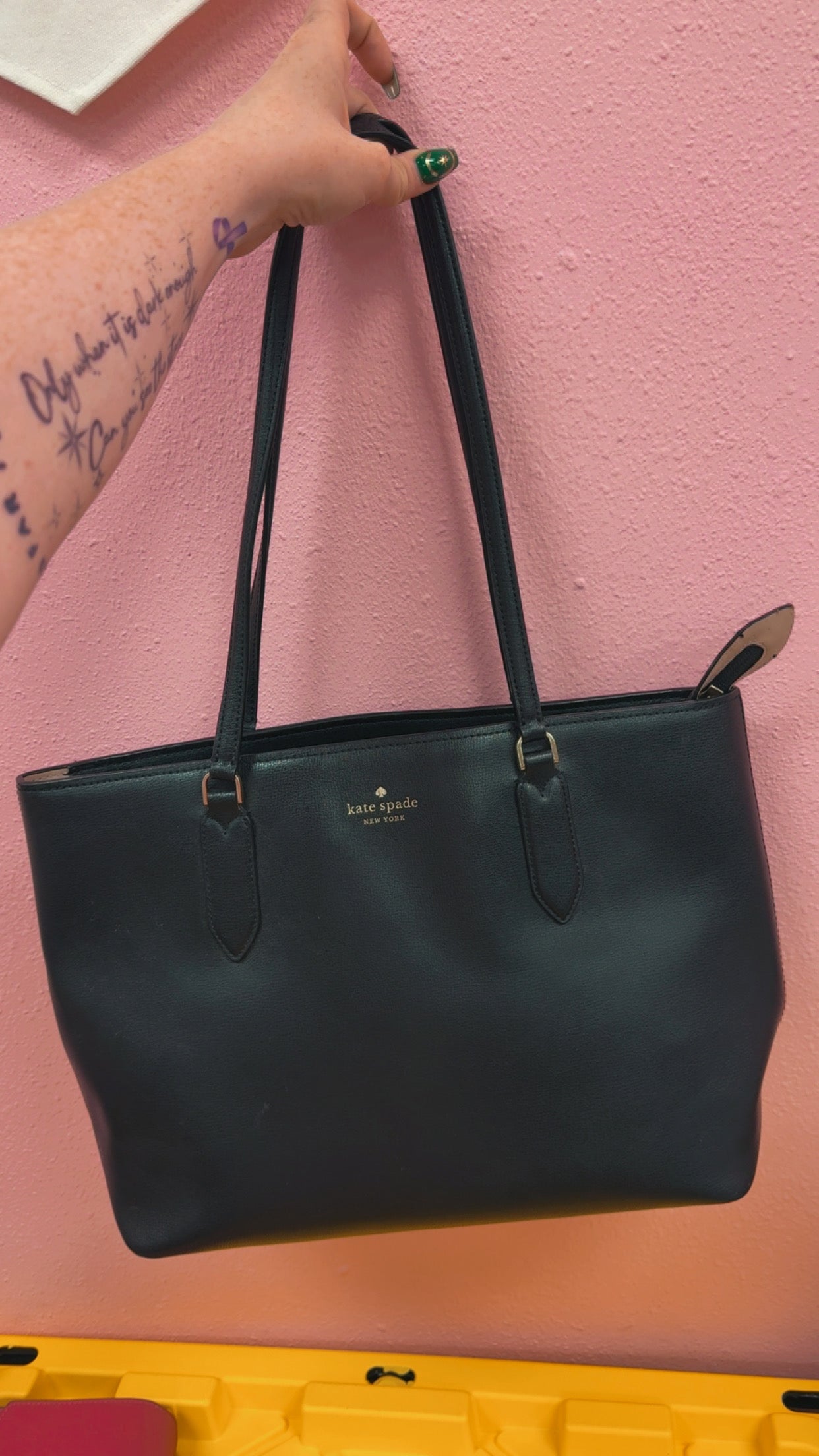 Kate Spade Black Tote Bag - AS IS