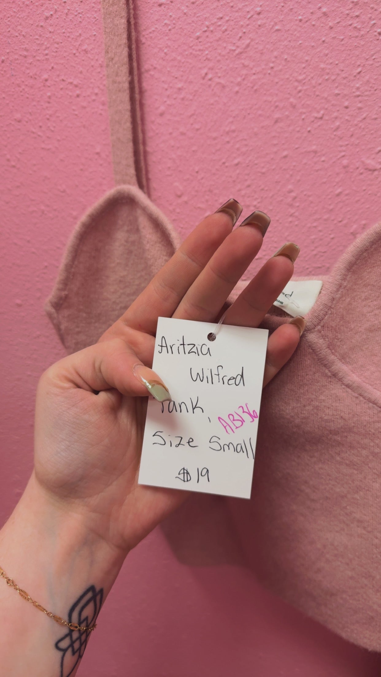 Aritzia Wilfred Tank Size Small