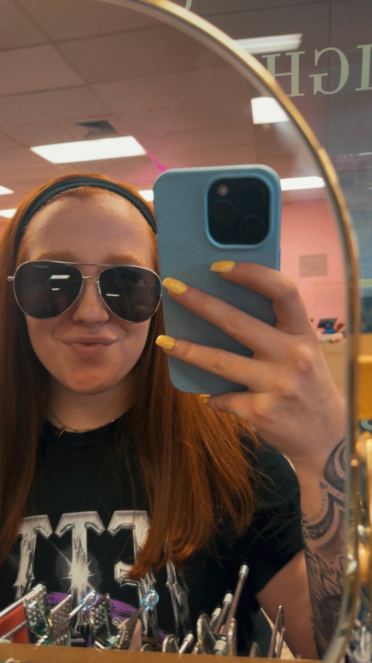 $8 SUNNIES- Black & Silver Aviator