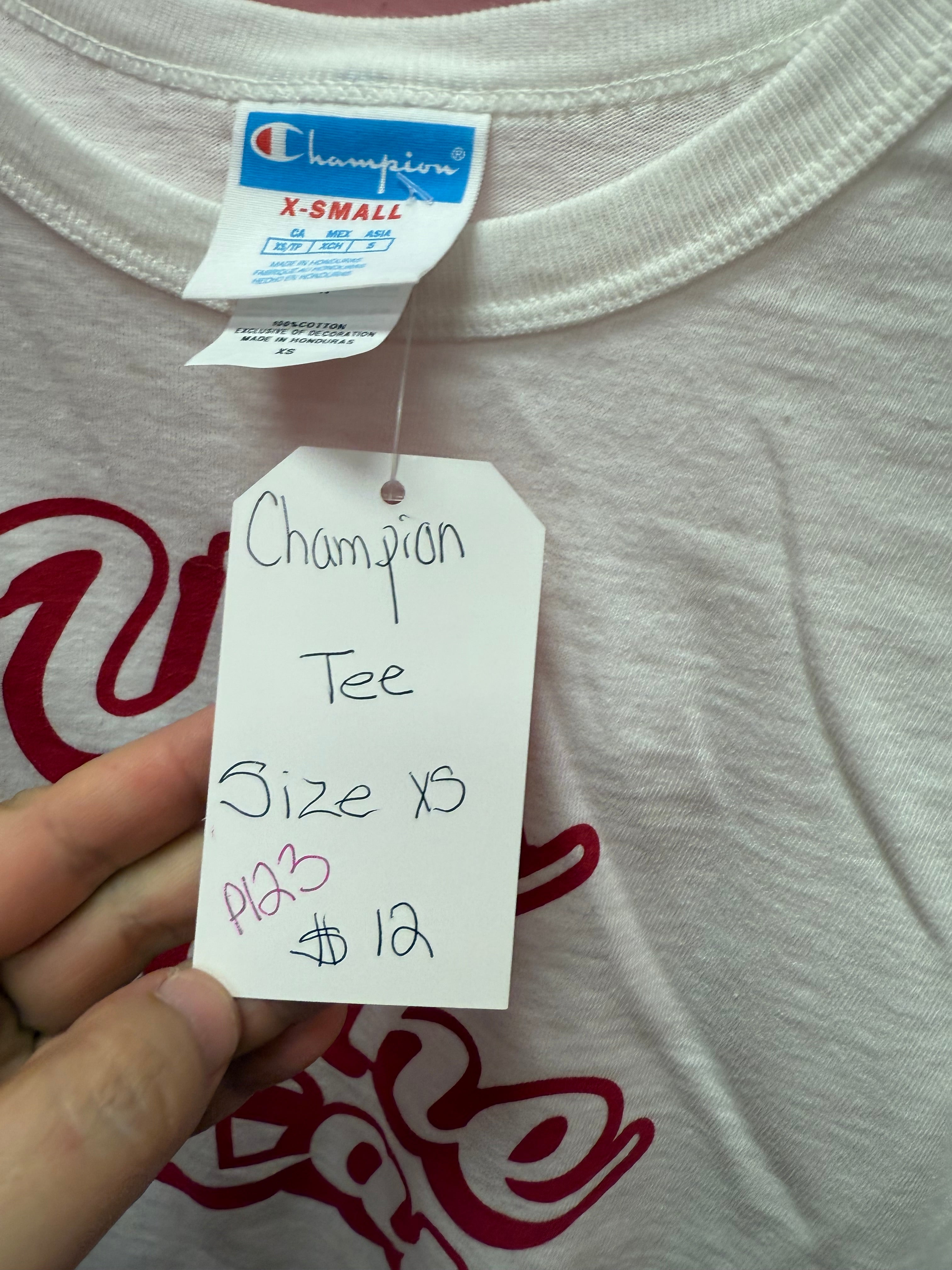 Champion Cropped Tee XS