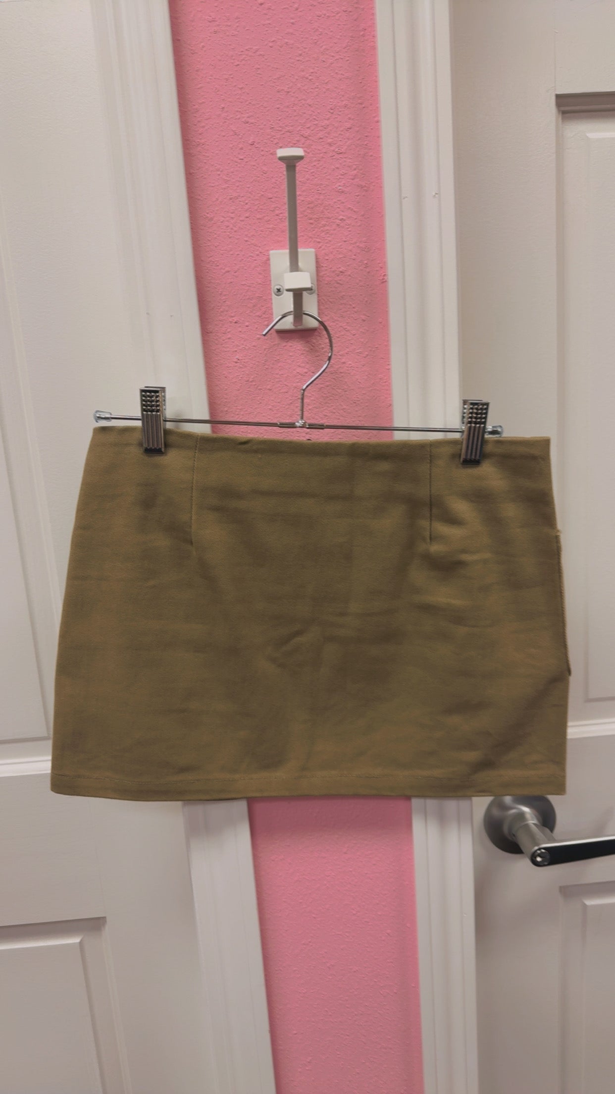 White Fox Mini Skirt Size XS