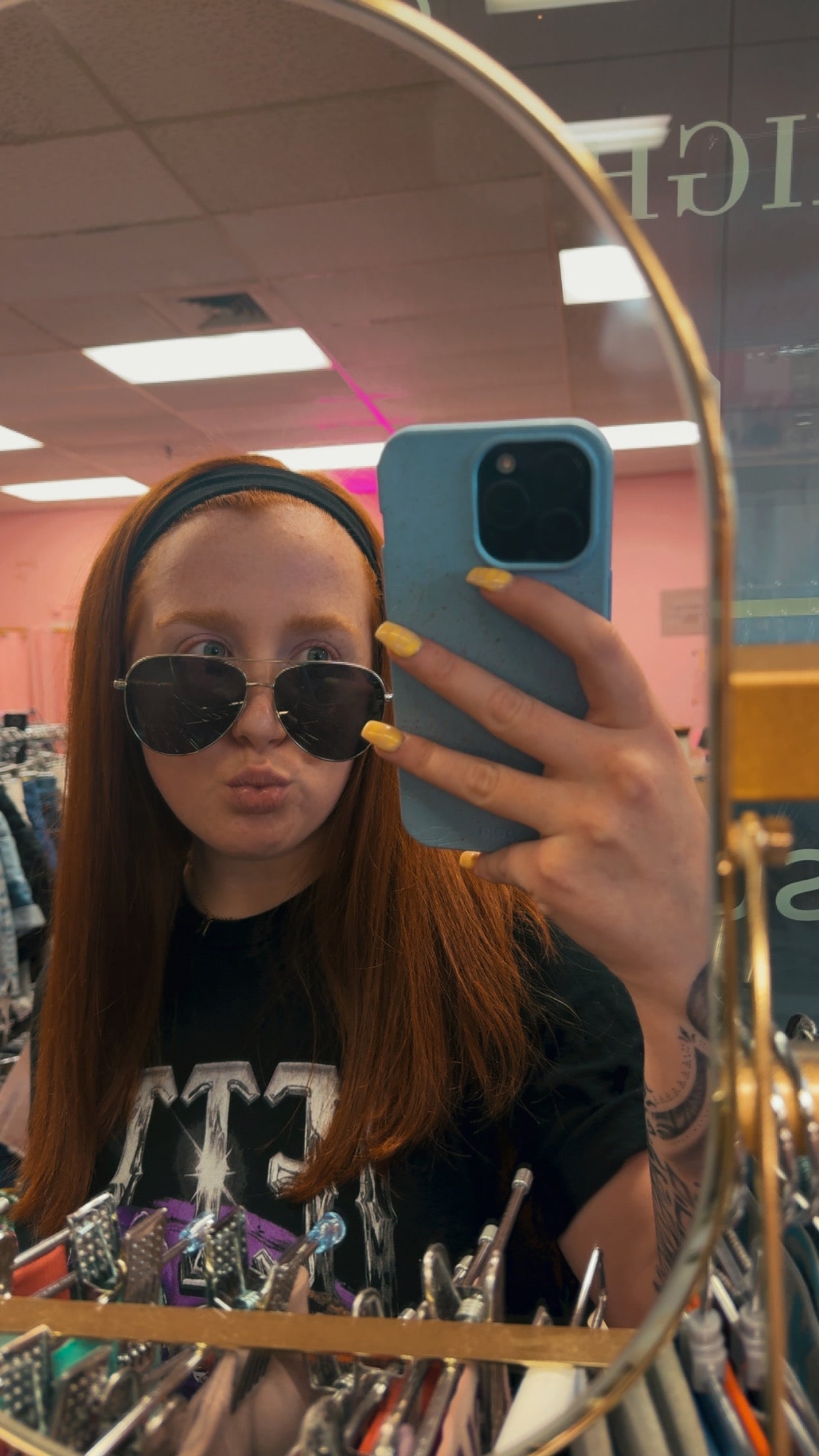$8 SUNNIES- Black & Silver Aviator