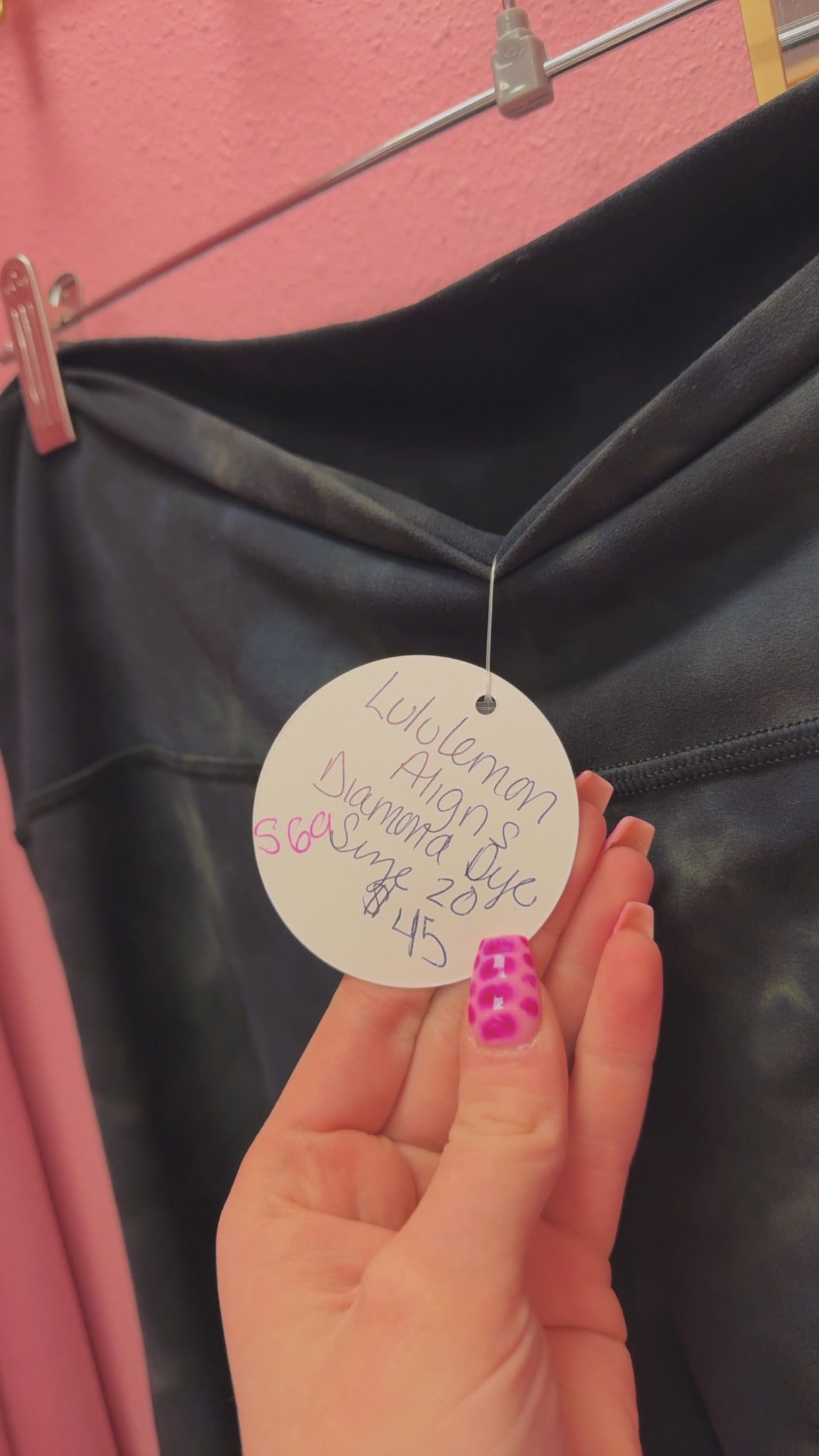 Lululemon Aligns Diamond Dye “25 Size 20