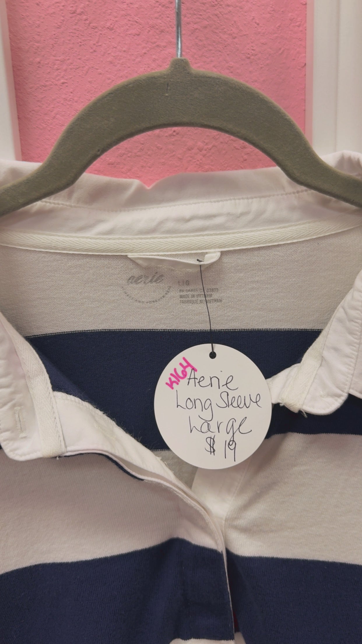 Aerie Rugby Style Sweatshirt Size Large