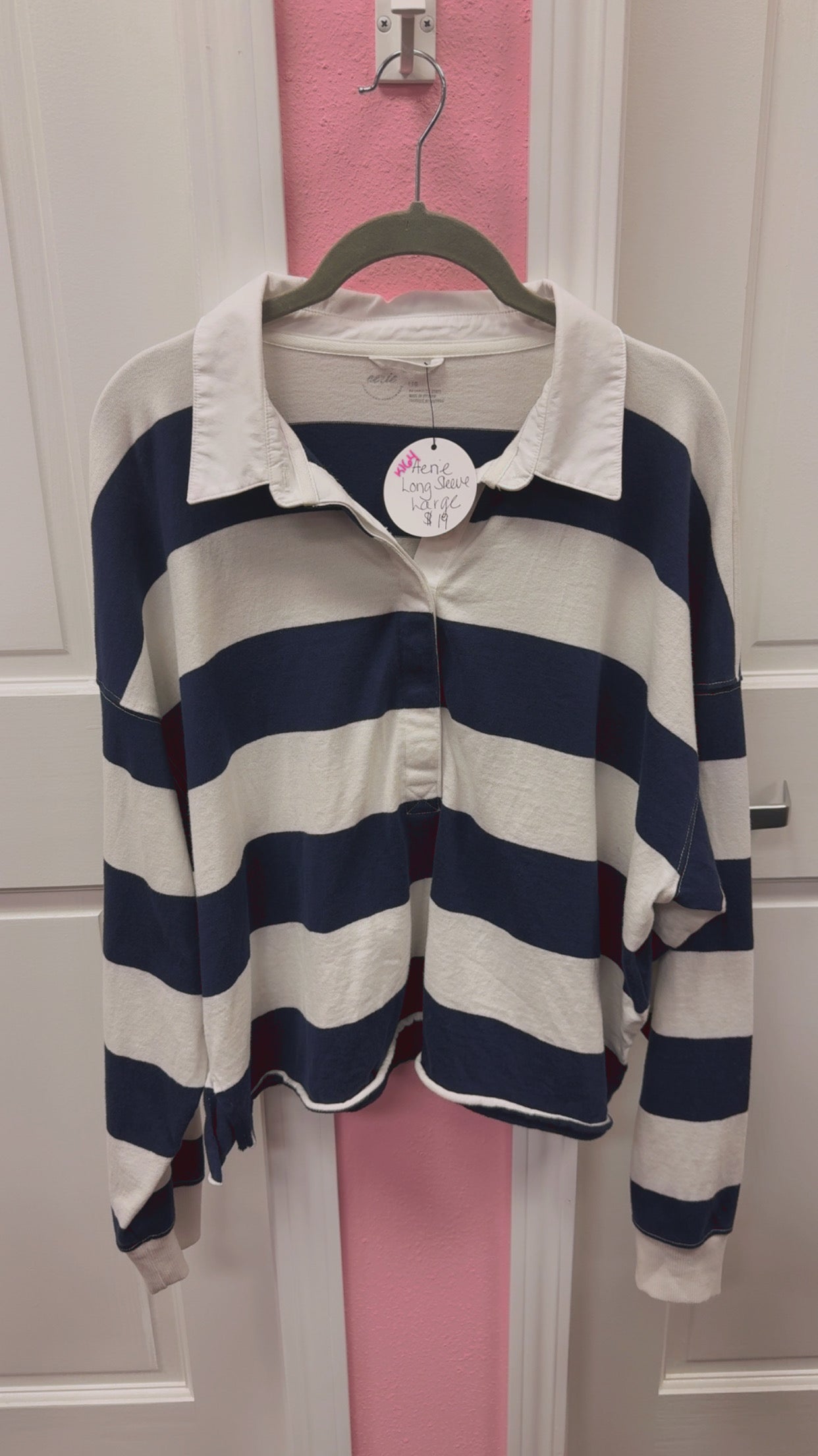 Aerie Rugby Style Sweatshirt Size Large